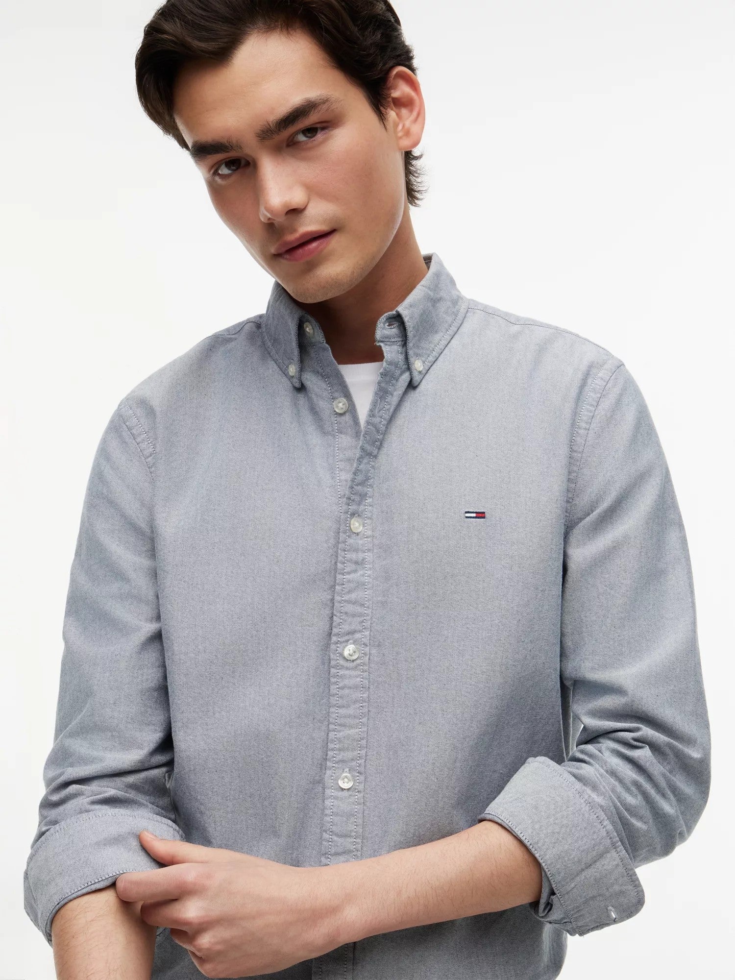 Camicia Regular Oxford - Dark Night Navy