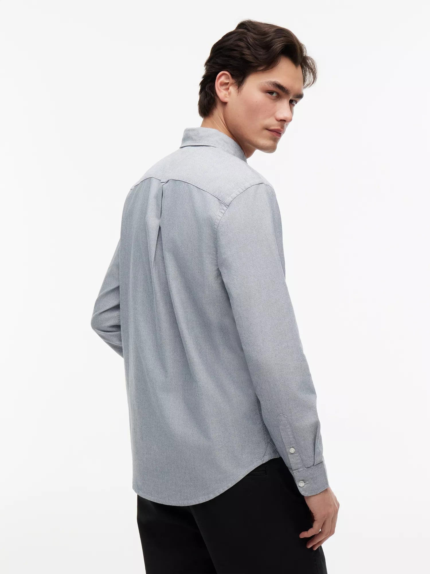 Camicia Regular Oxford - Dark Night Navy