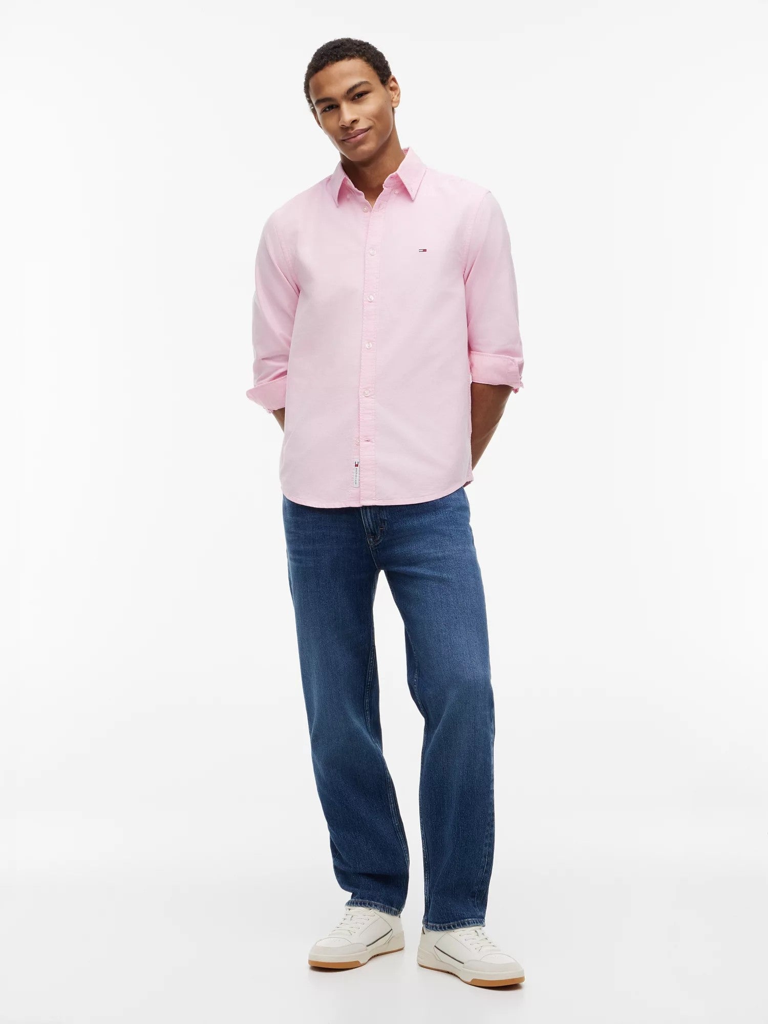 Camicia Regular Oxford - Pink Daisy