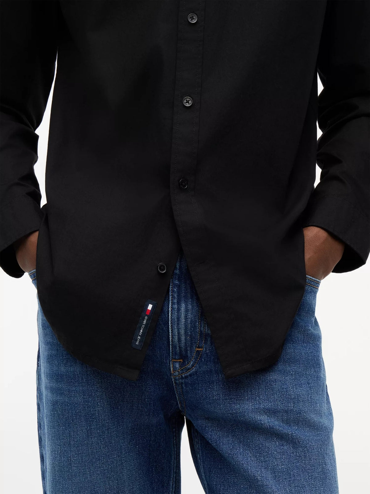 Camicia Regular Poplin - Black