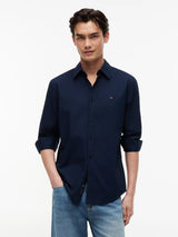 Camicia Regular Poplin - Dark Blue