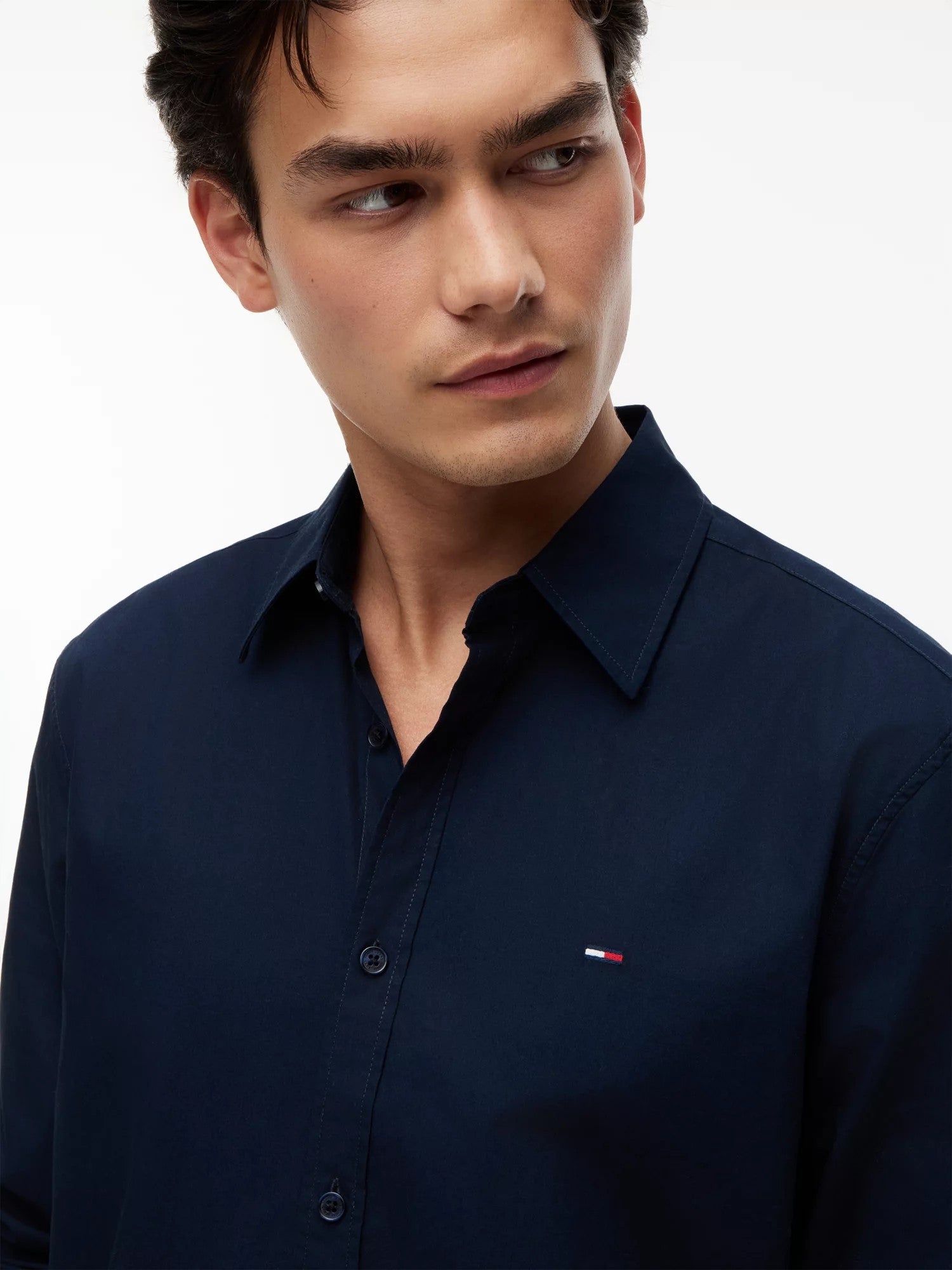 Camicia Regular Poplin - Dark Blue
