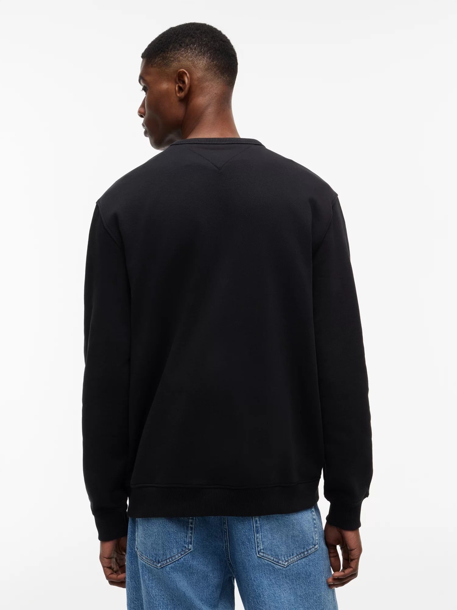 Felpa Badge Brushed Terry - Black