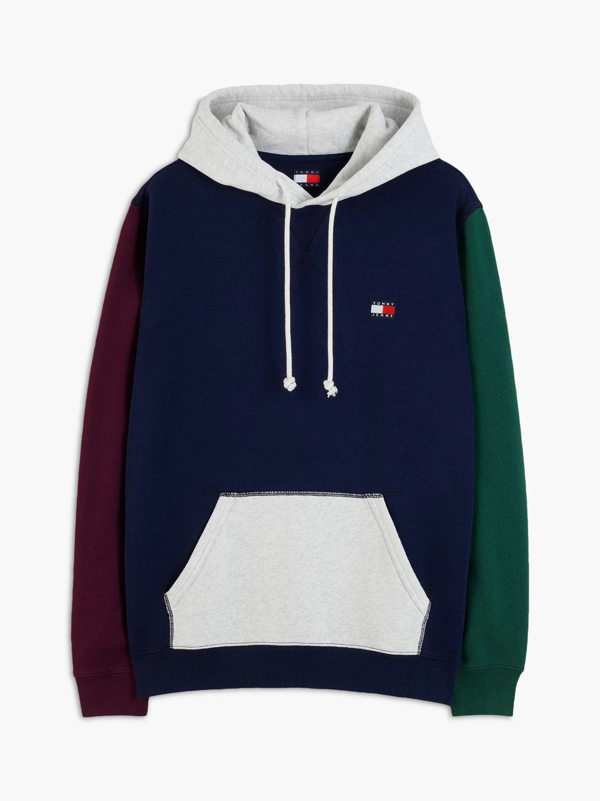 Felpa Badge Fleece Color Block - Dark Blue Color
