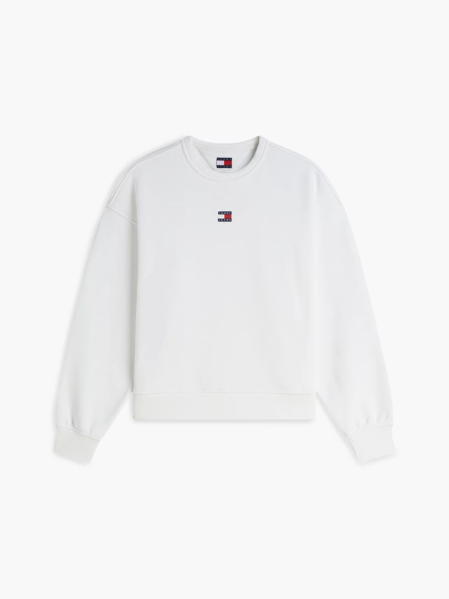 Felpa Boxy Badge - Ecru