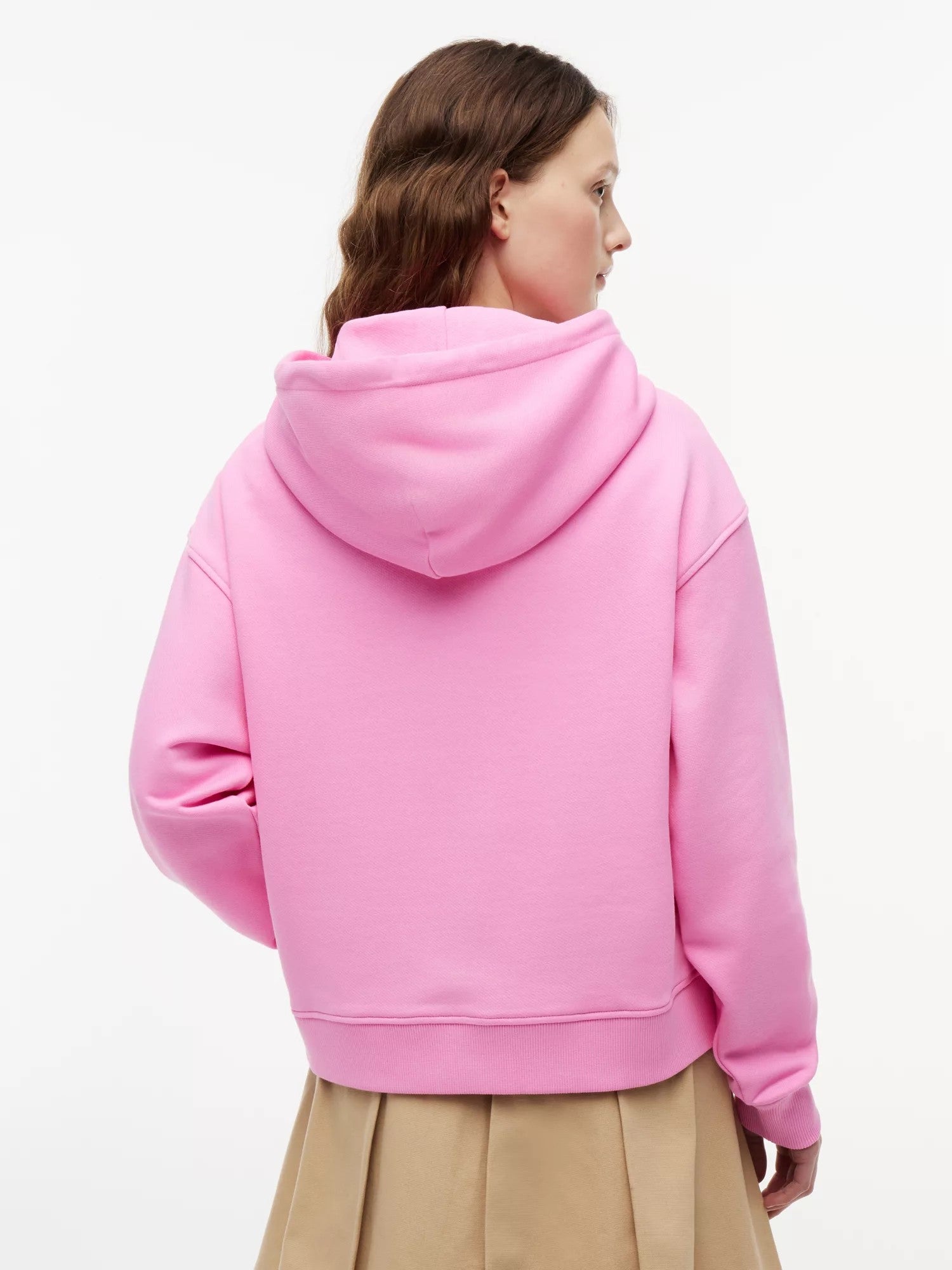 Felpa Boxy Badge - Pink Daisy