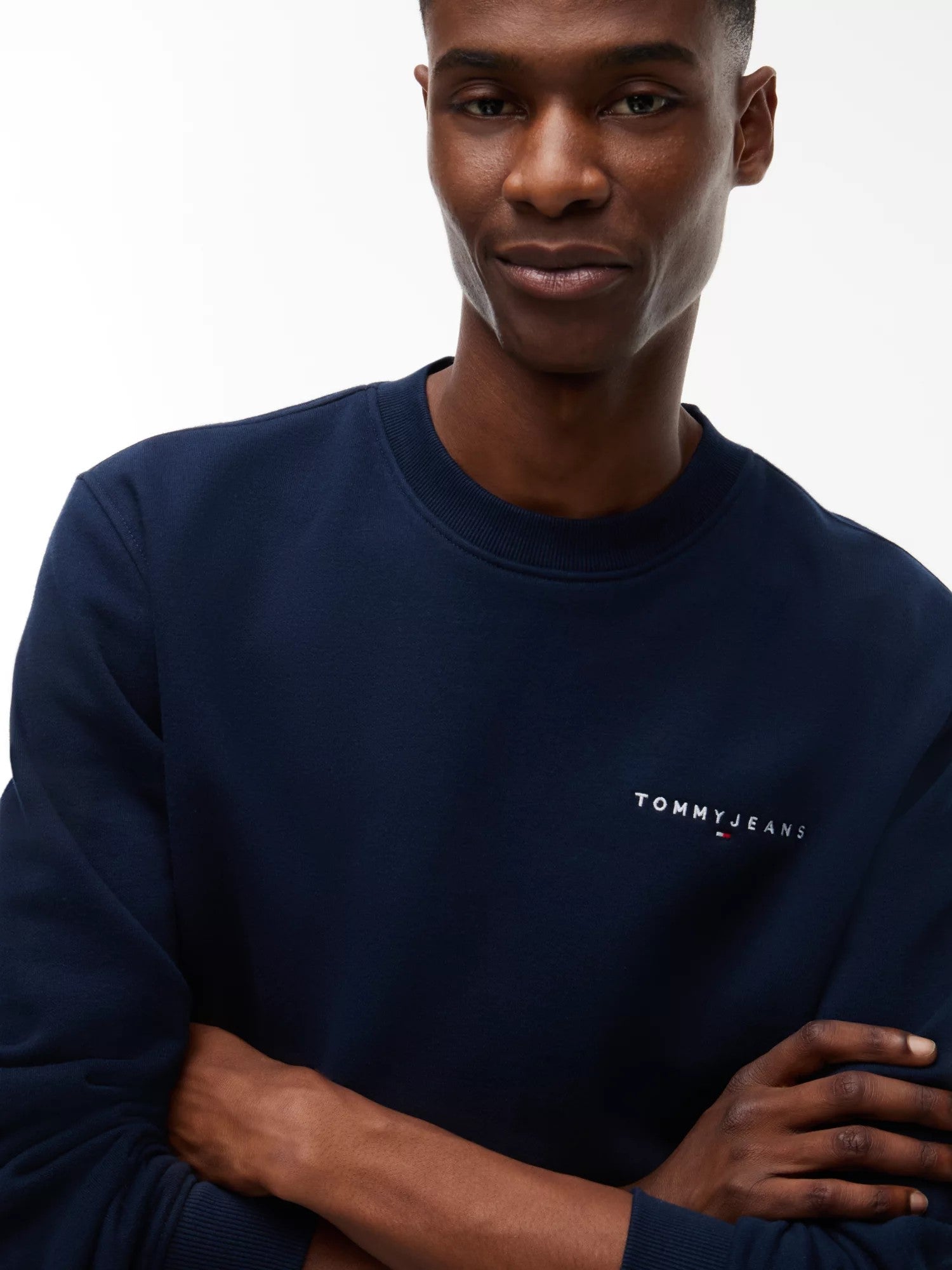 Felpa Linear Logo - Dark Blue