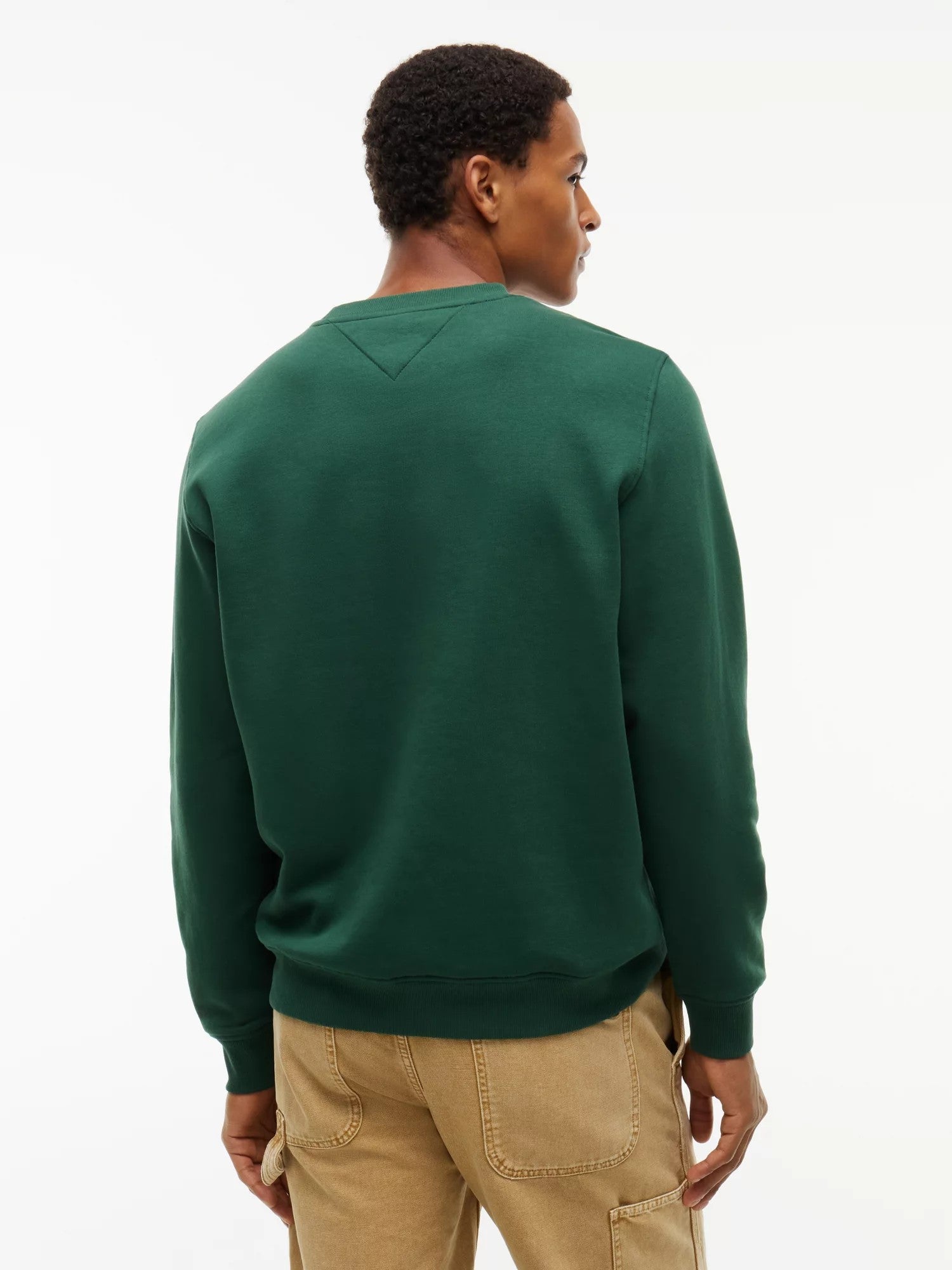 Felpa Linear Logo - Velvet Green