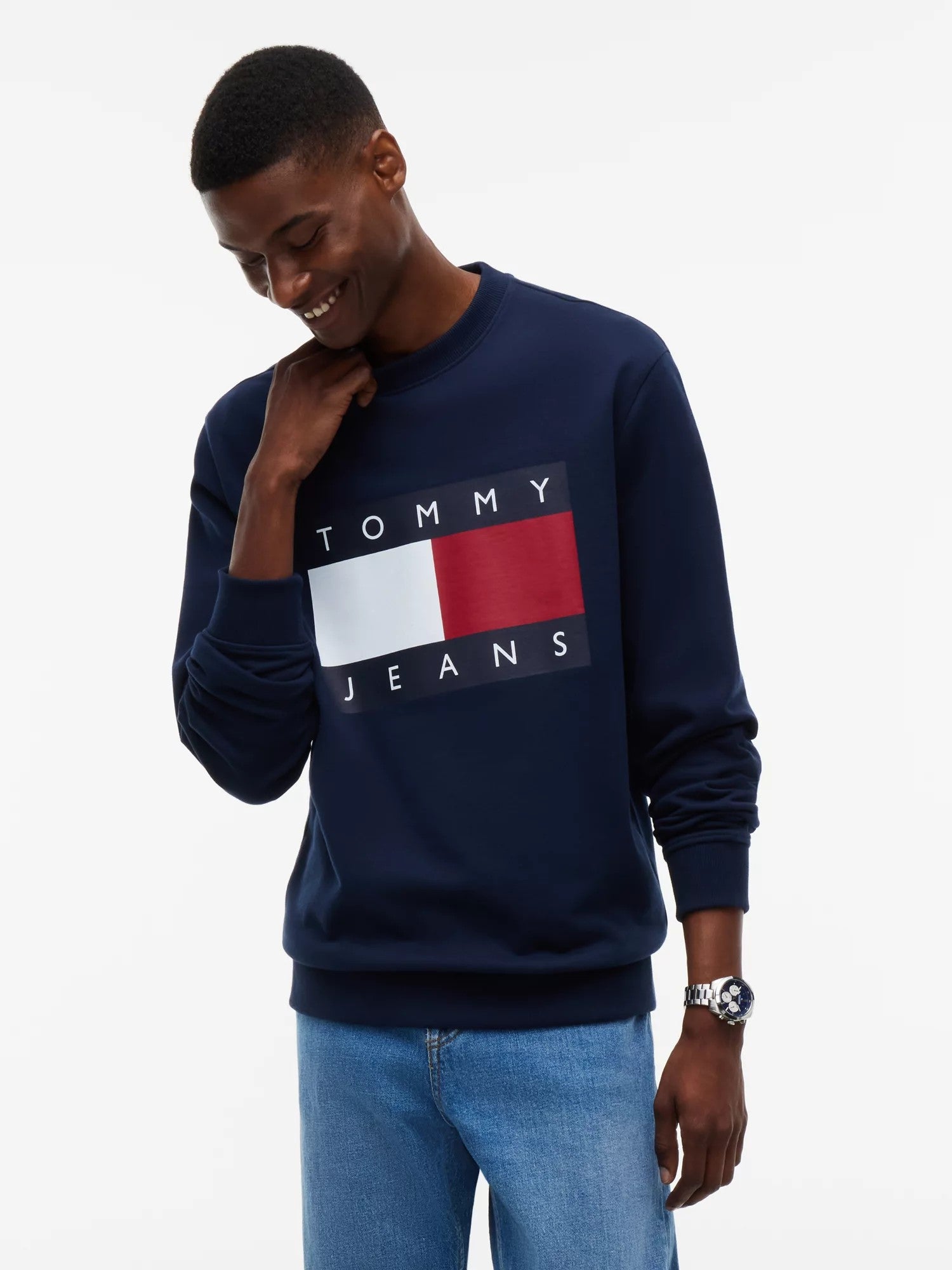 Felpa Maxi Logo - Dark Blue