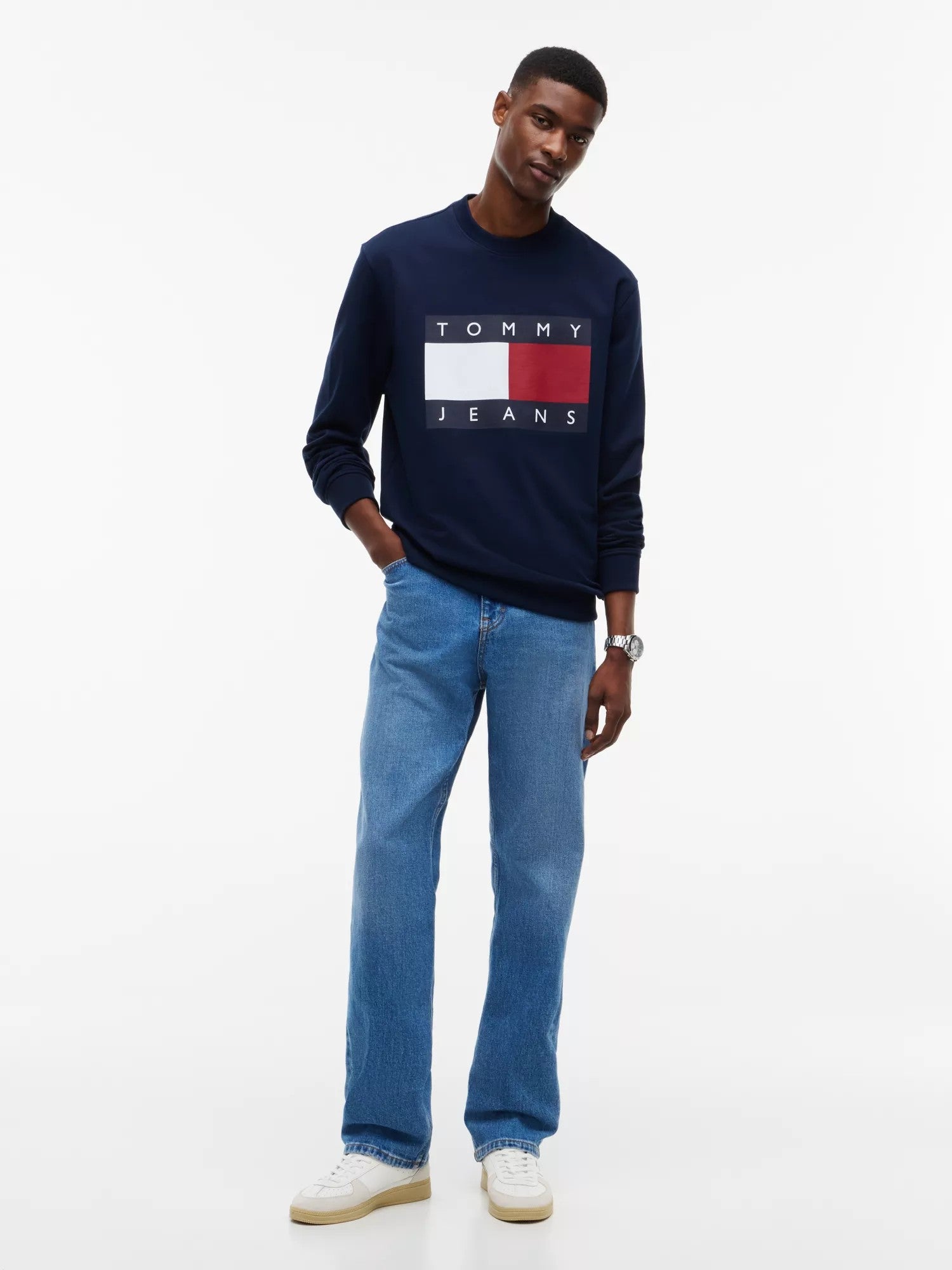 Felpa Maxi Logo - Dark Blue