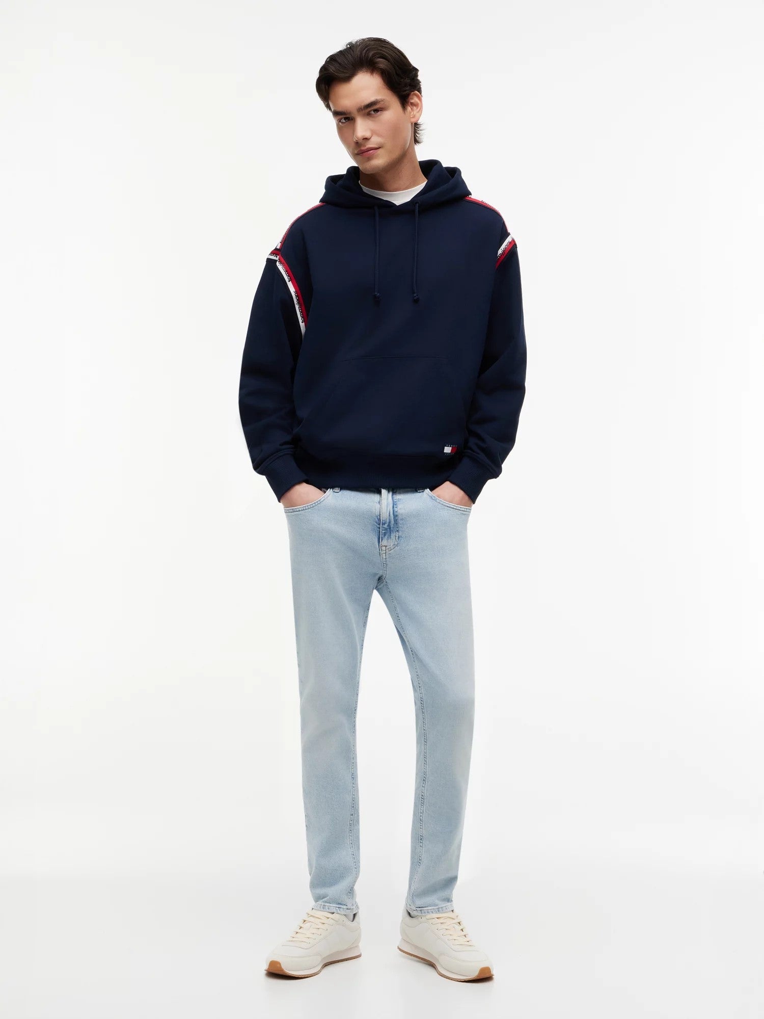 Felpa Monogram Hooded - Dark Night Navy