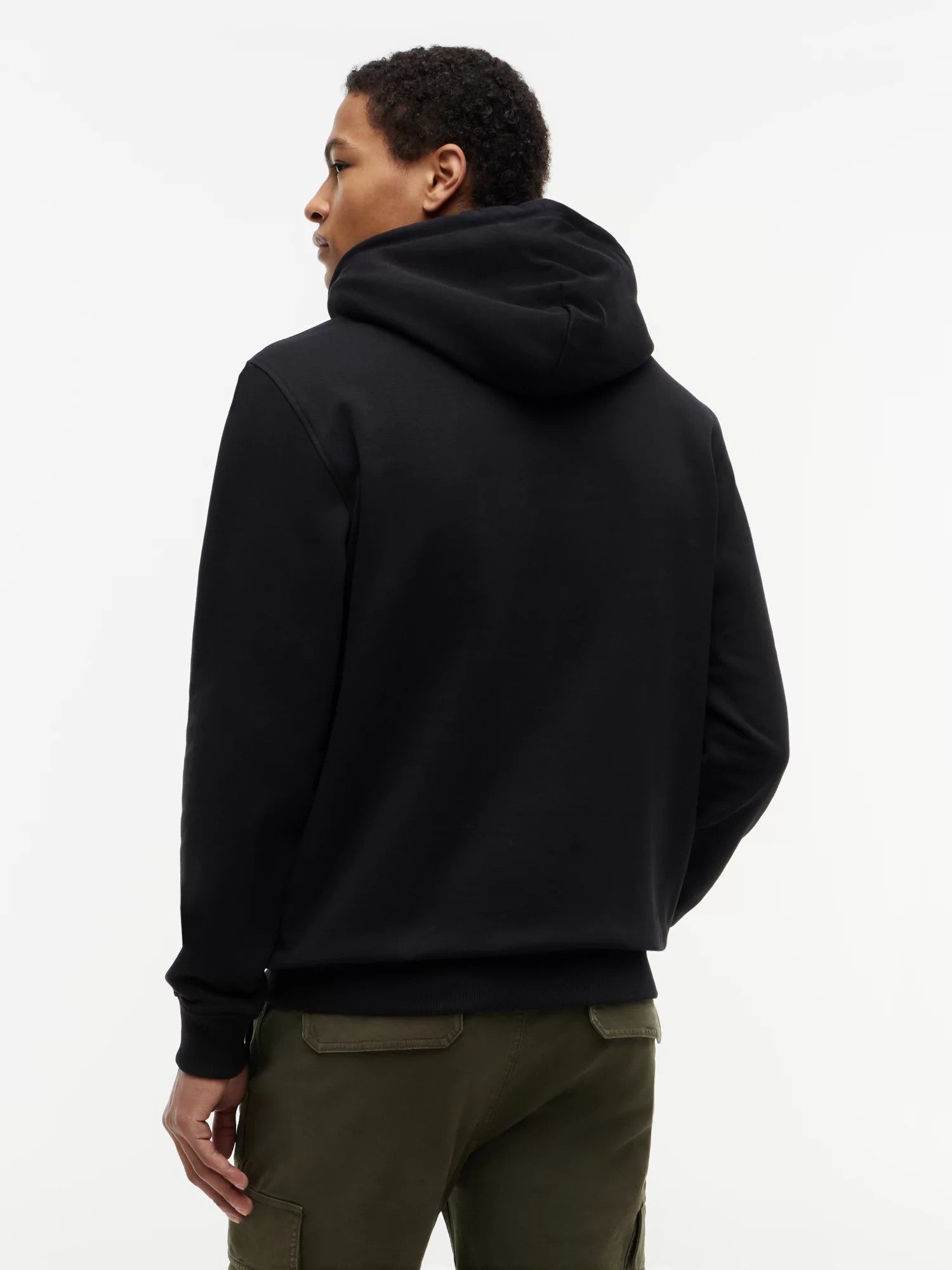 Felpa Regular Badge - Black
