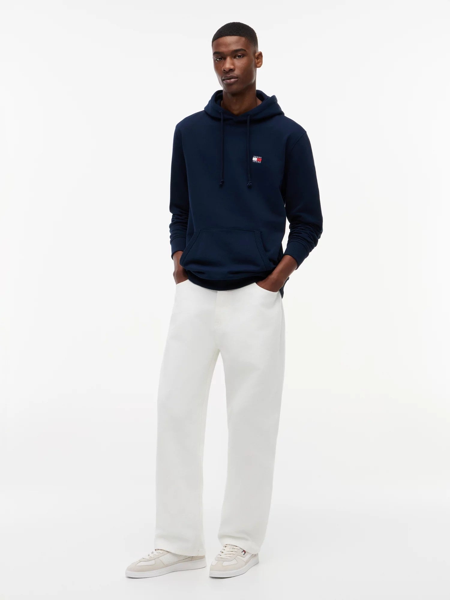 Felpa Regular Badge - Dark Night Navy