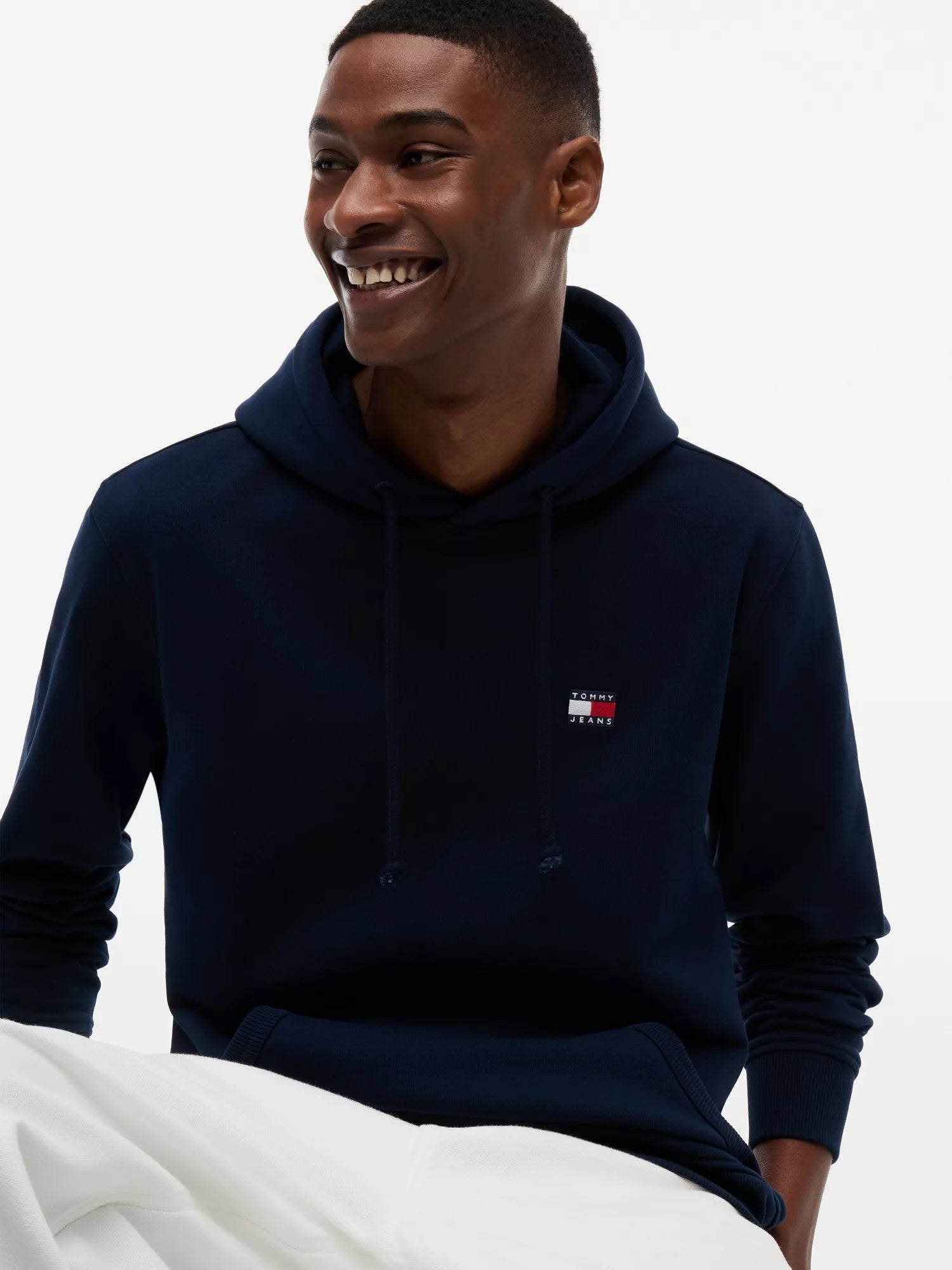 Felpa Regular Badge - Dark Night Navy
