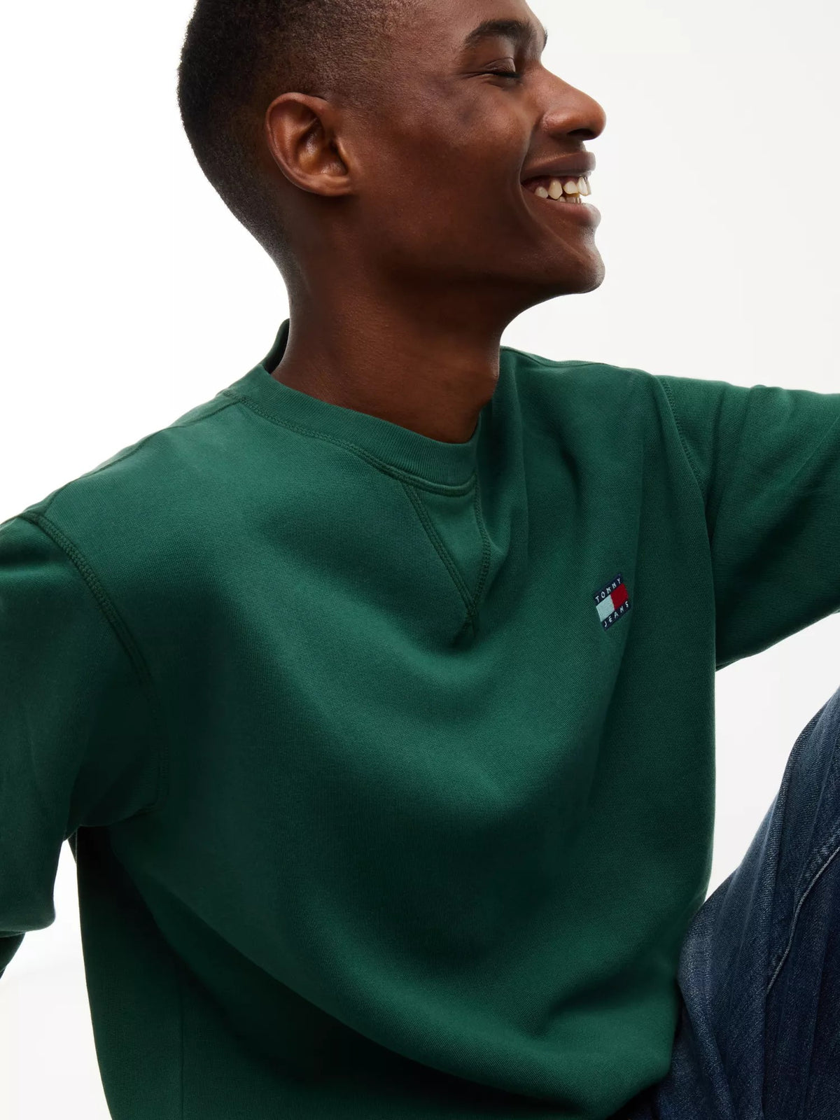 Felpa Regular Badge - Velvet Green