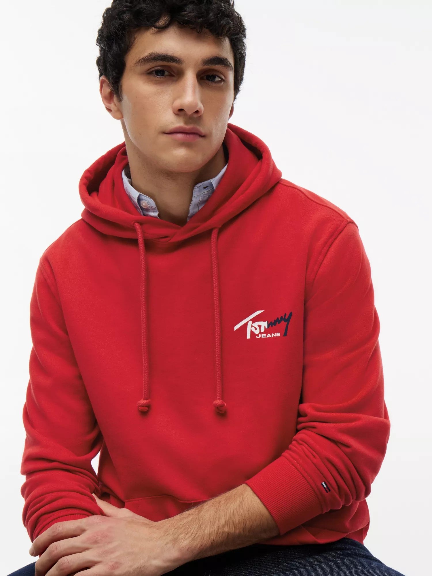 Felpa Regular Entry Sign - Ruby Red