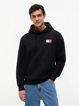 Felpa Regular Essential Flag - Black