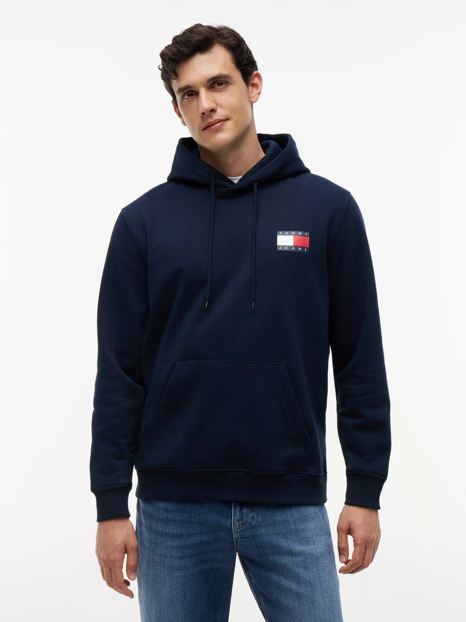 Felpa Regular Essential Flag - Dark Blue