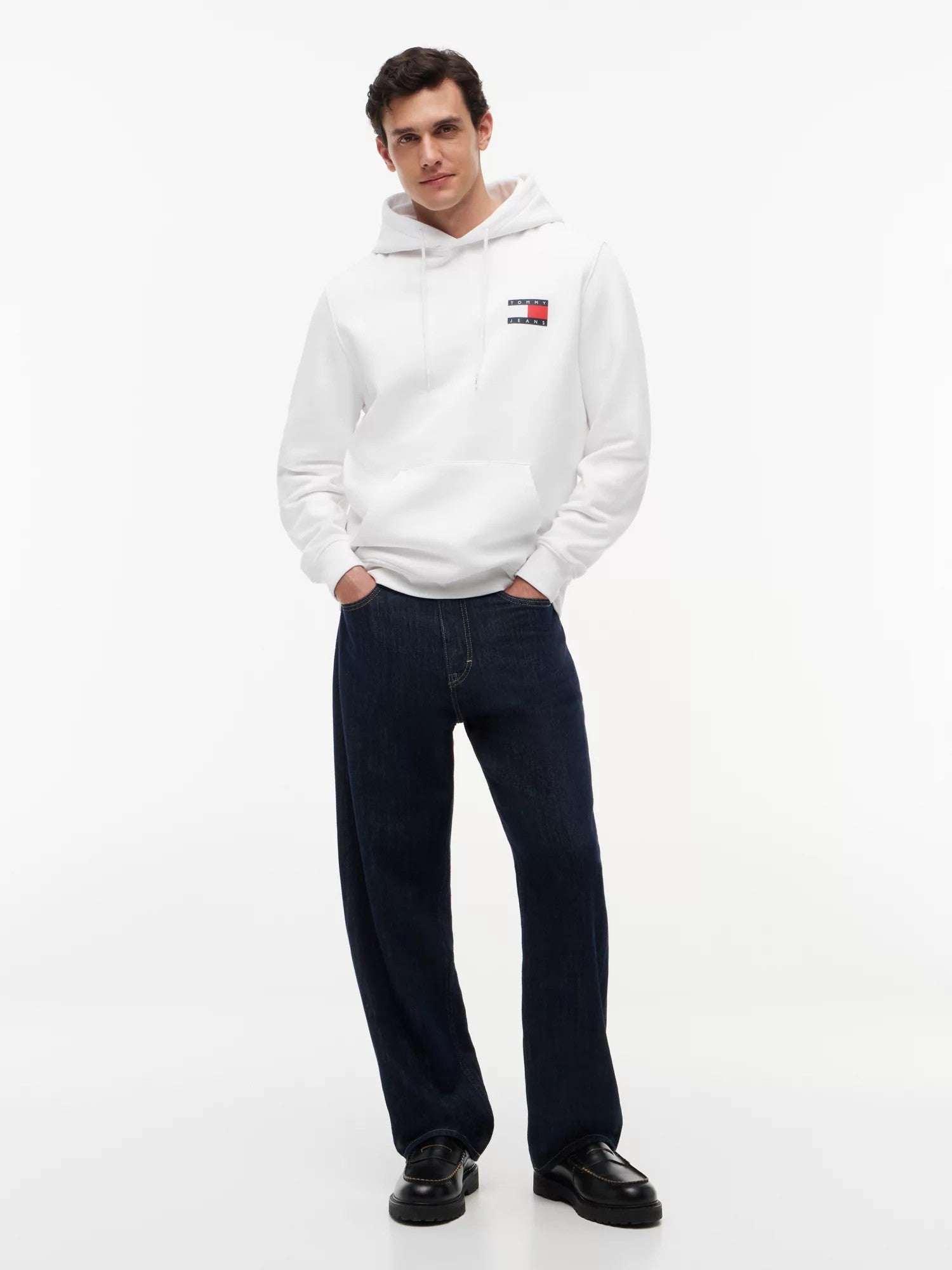 Felpa Regular Essential Flag - White