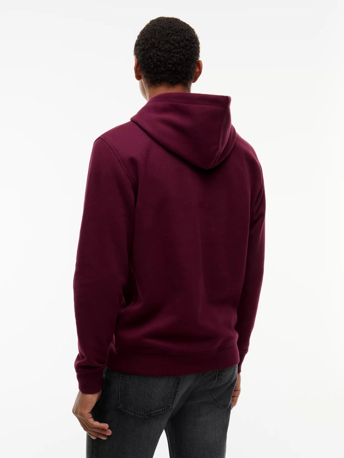 Felpa Regular Linear Logo - Calypso Berry