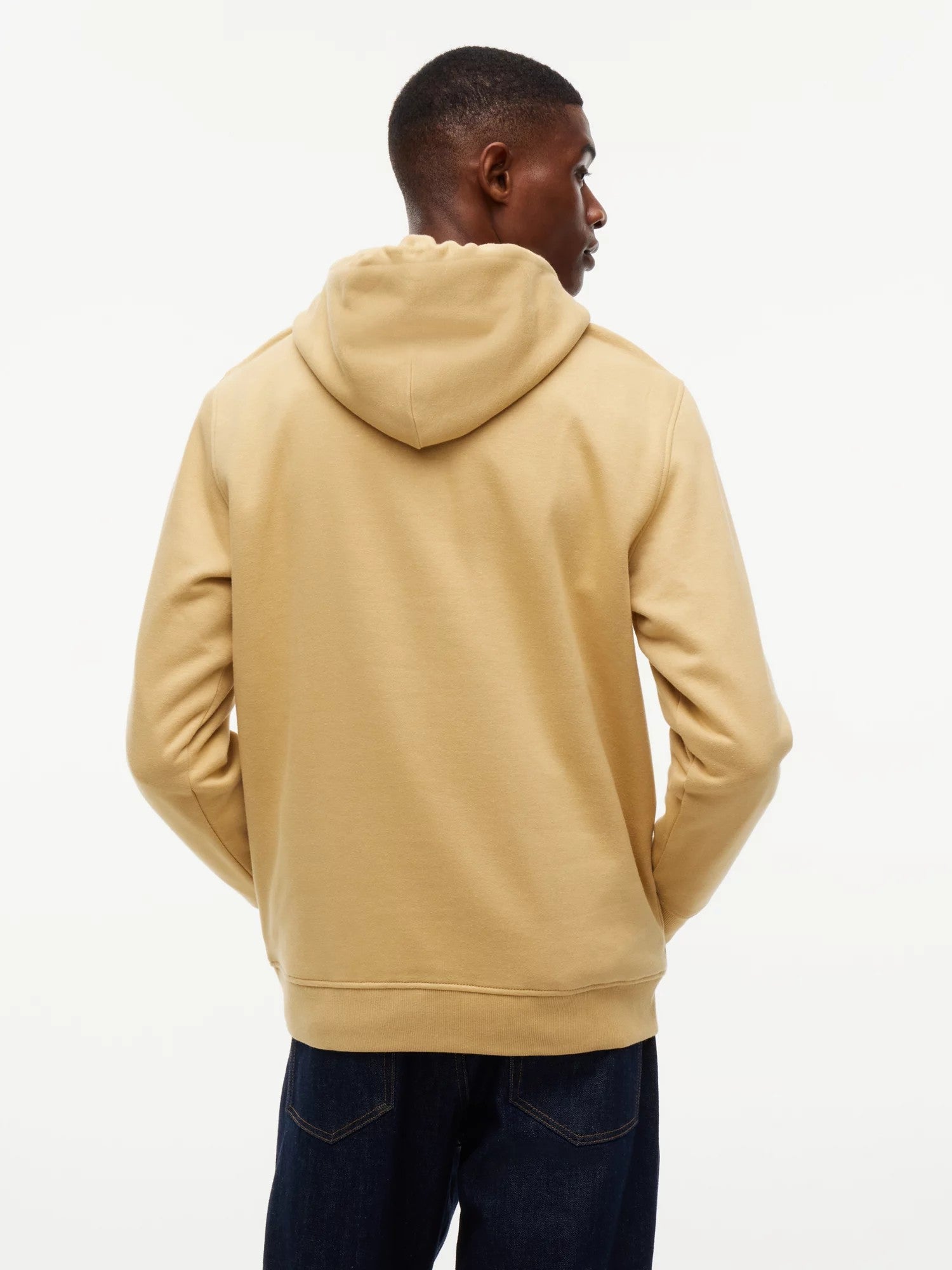 Felpa Regular Linear Logo - Sandy Beige