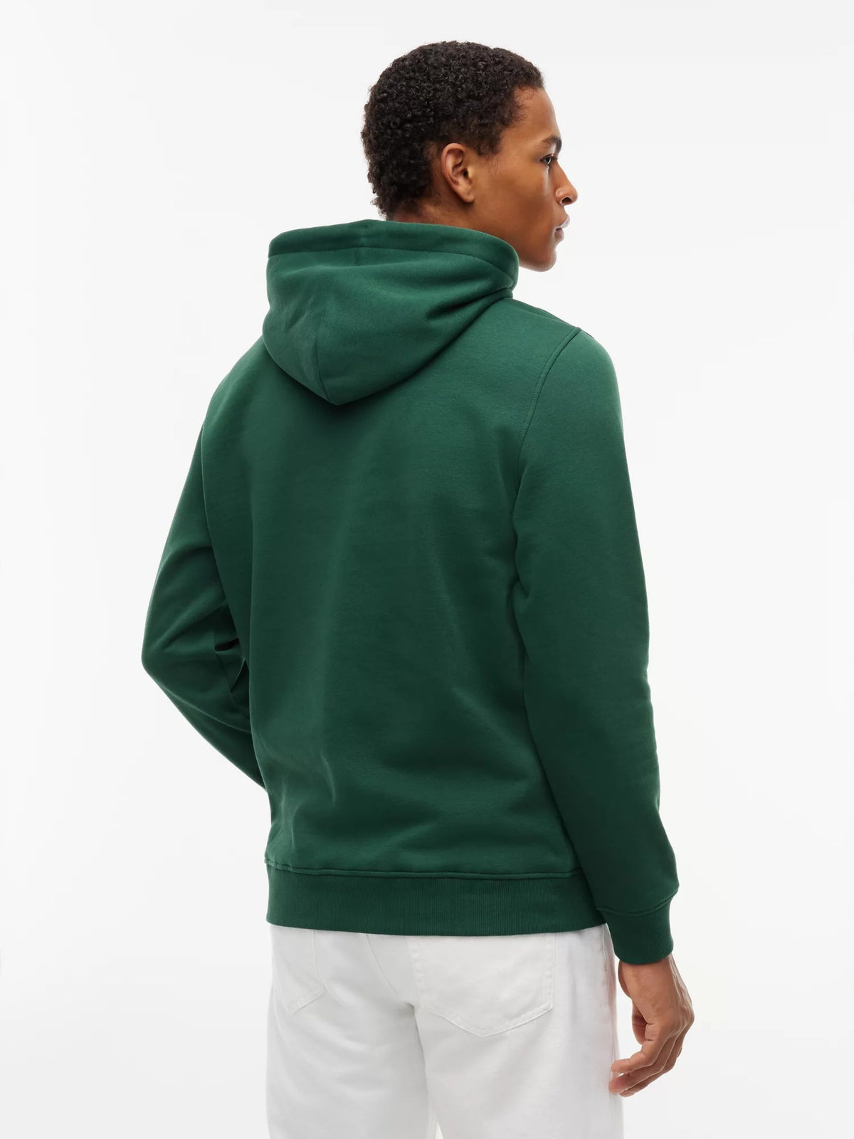 Felpa Regular Linear Logo - Velvet Green