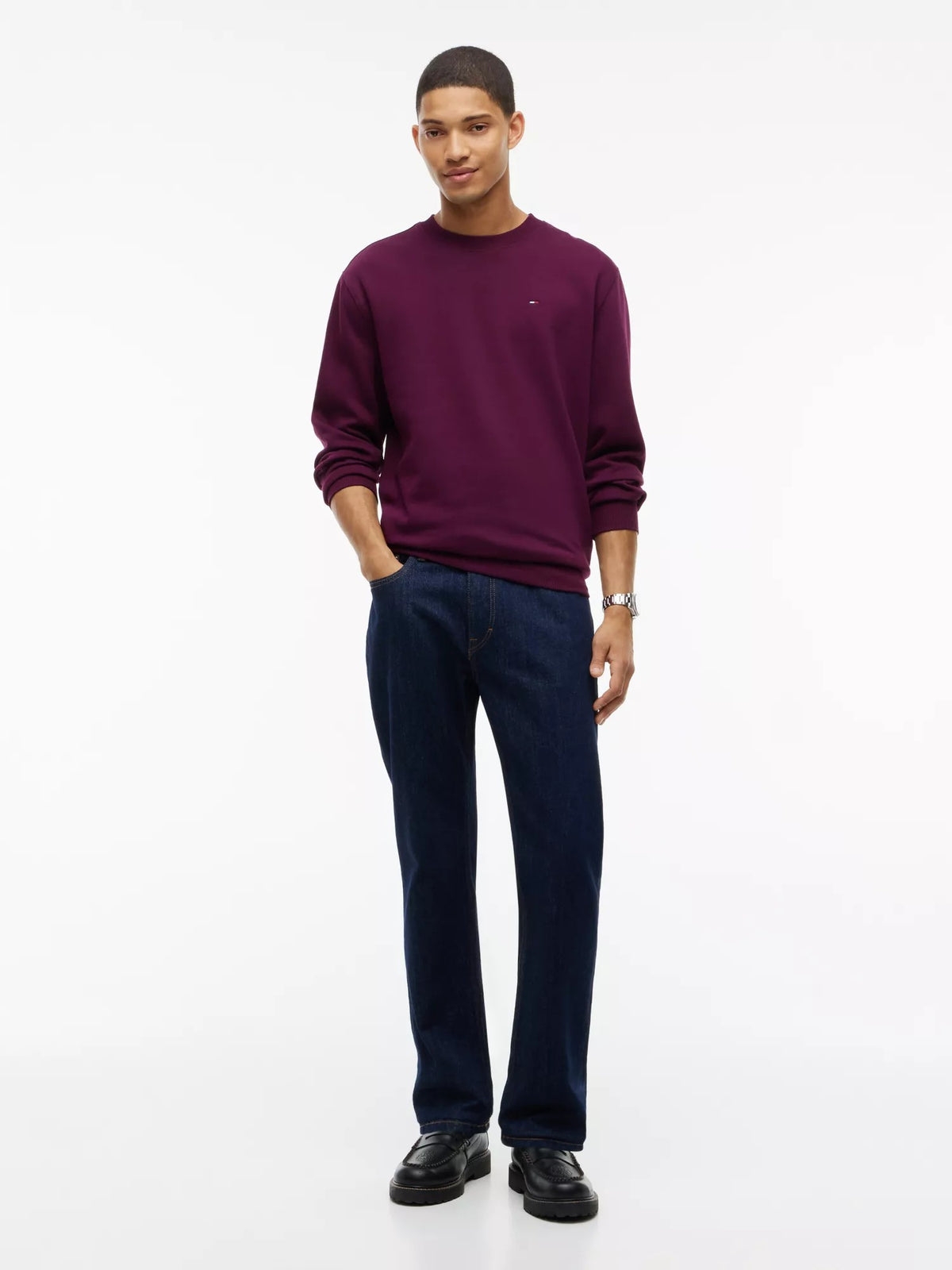 Felpa Regular Small Flag - Calypso Berry