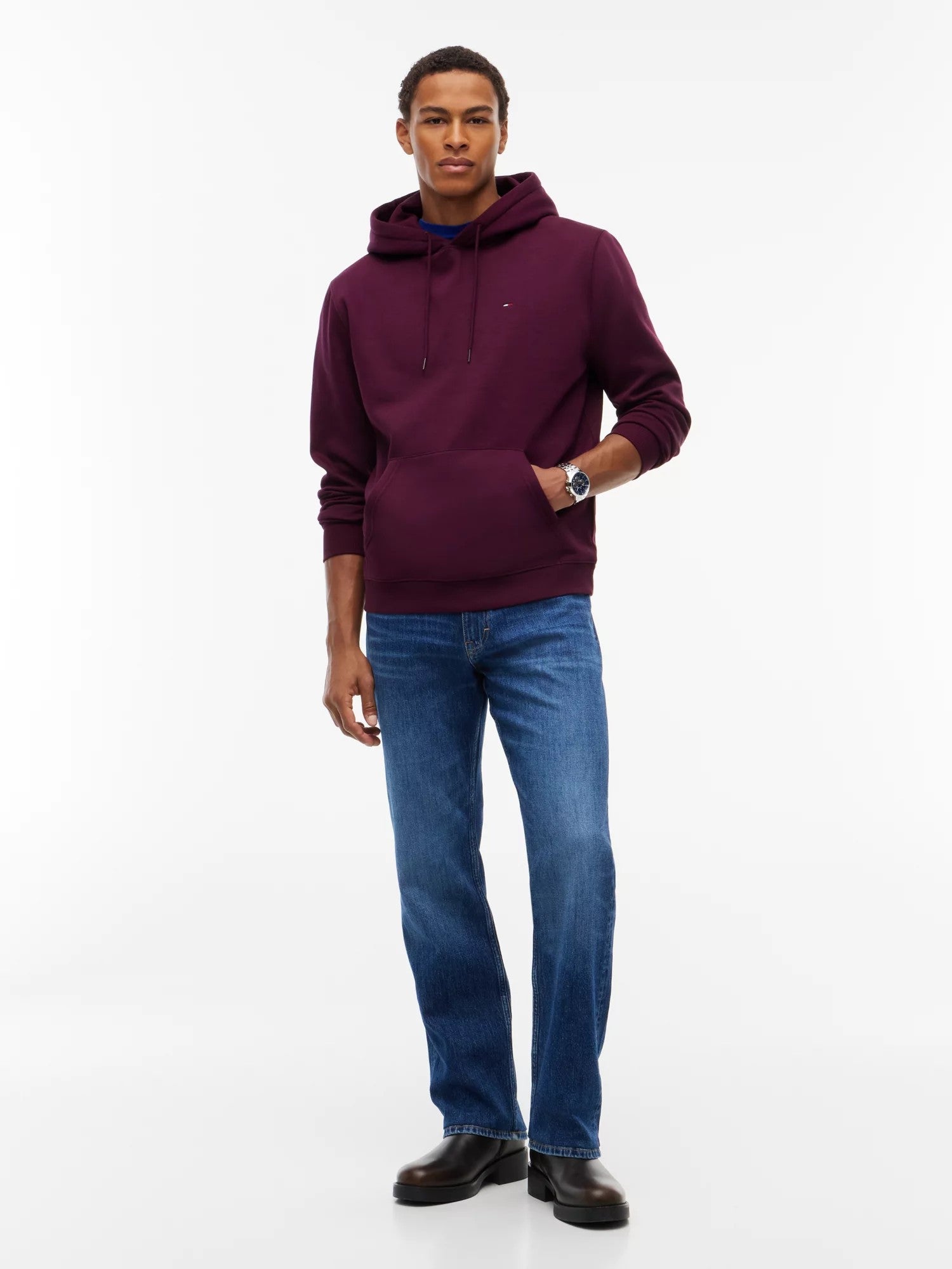 Felpa Regular Small Flag - Calypso Berry