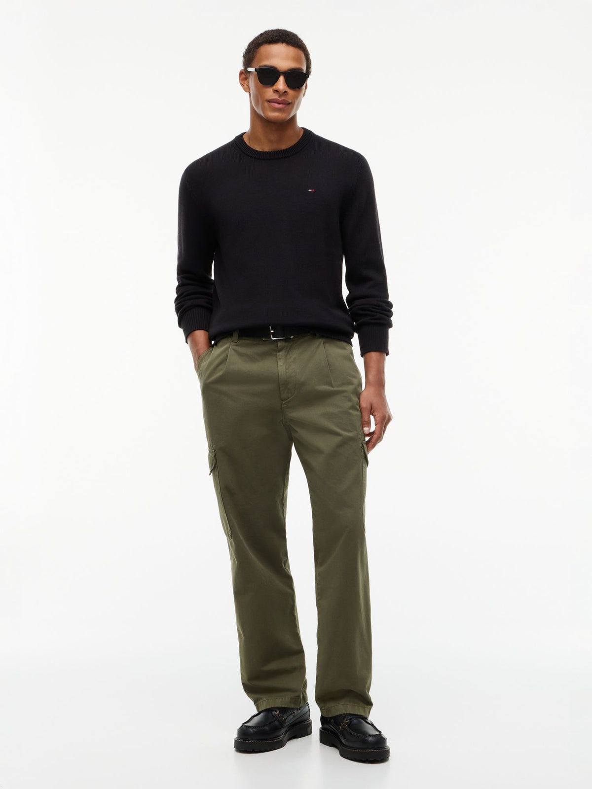 Felpa Slim Essential - Nero
