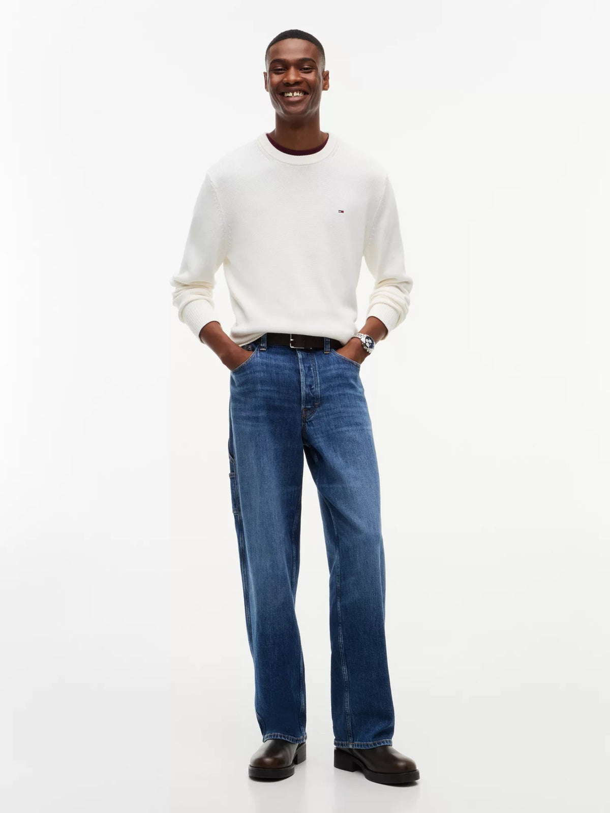 Felpa Slim Essential - Off White