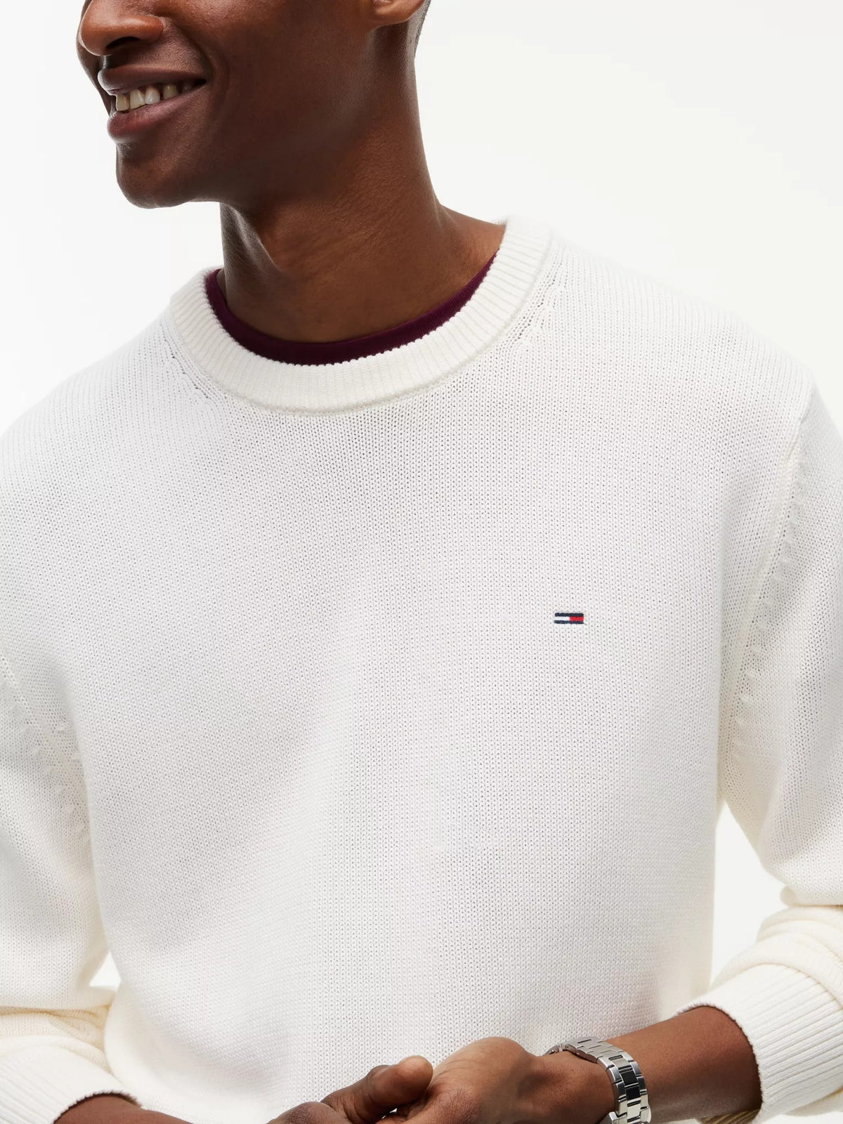 Felpa Slim Essential - Off White