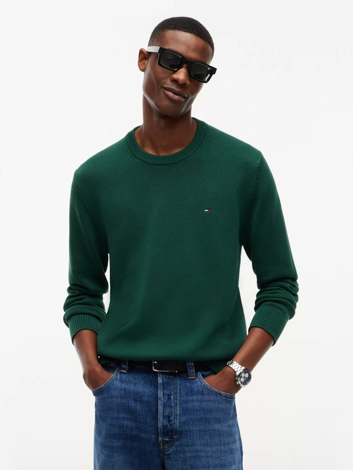 Felpa Slim Essential - Velvet Green