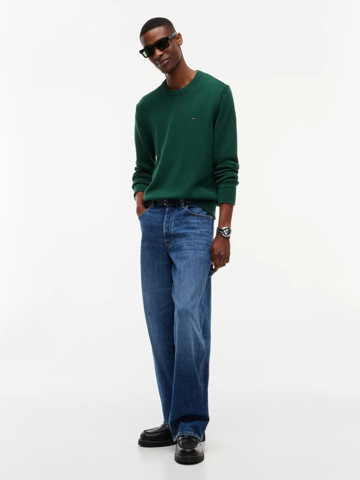 Felpa Slim Essential - Velvet Green