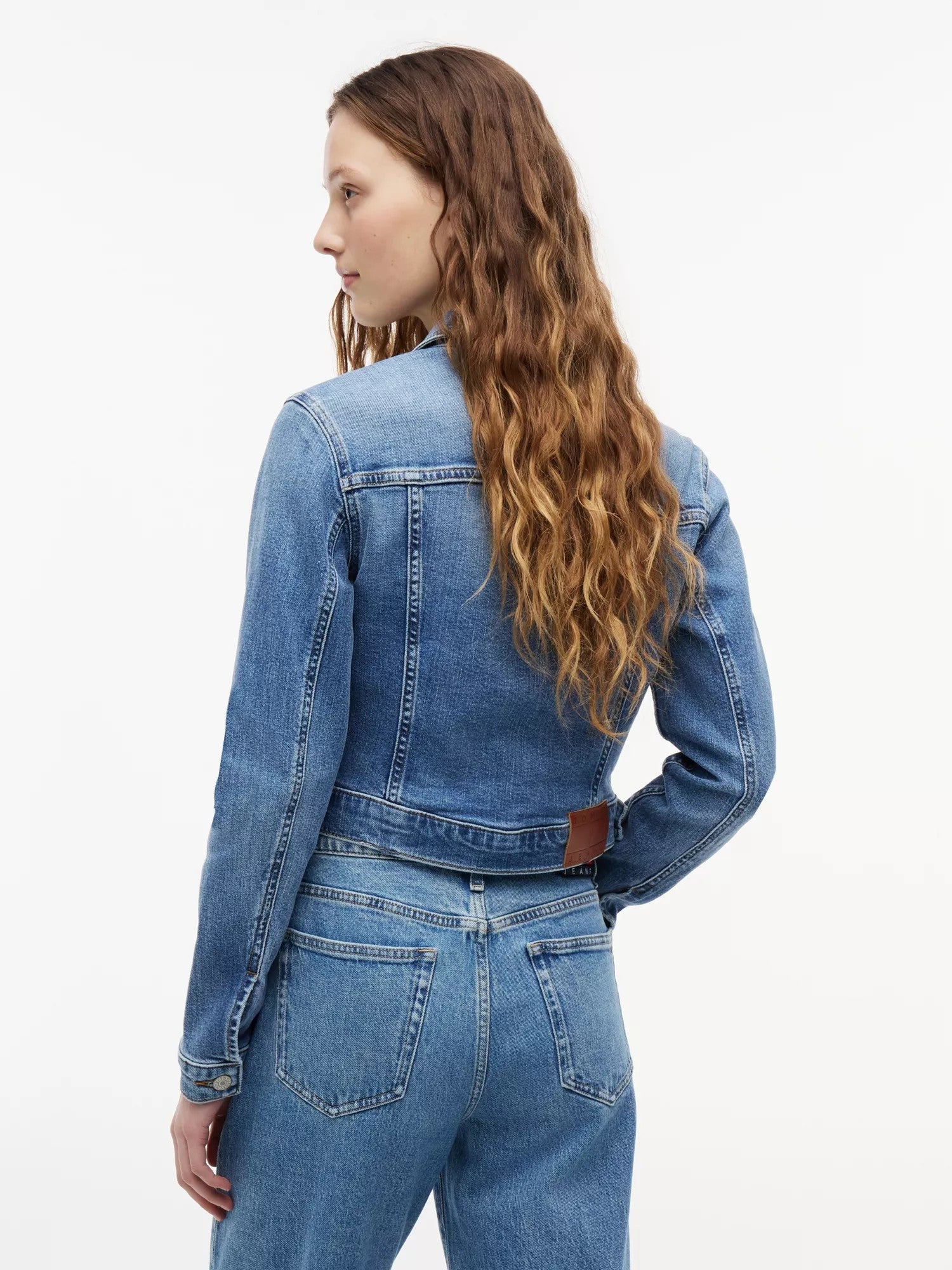 Giubbino Cropped Trucker - Denim Medium