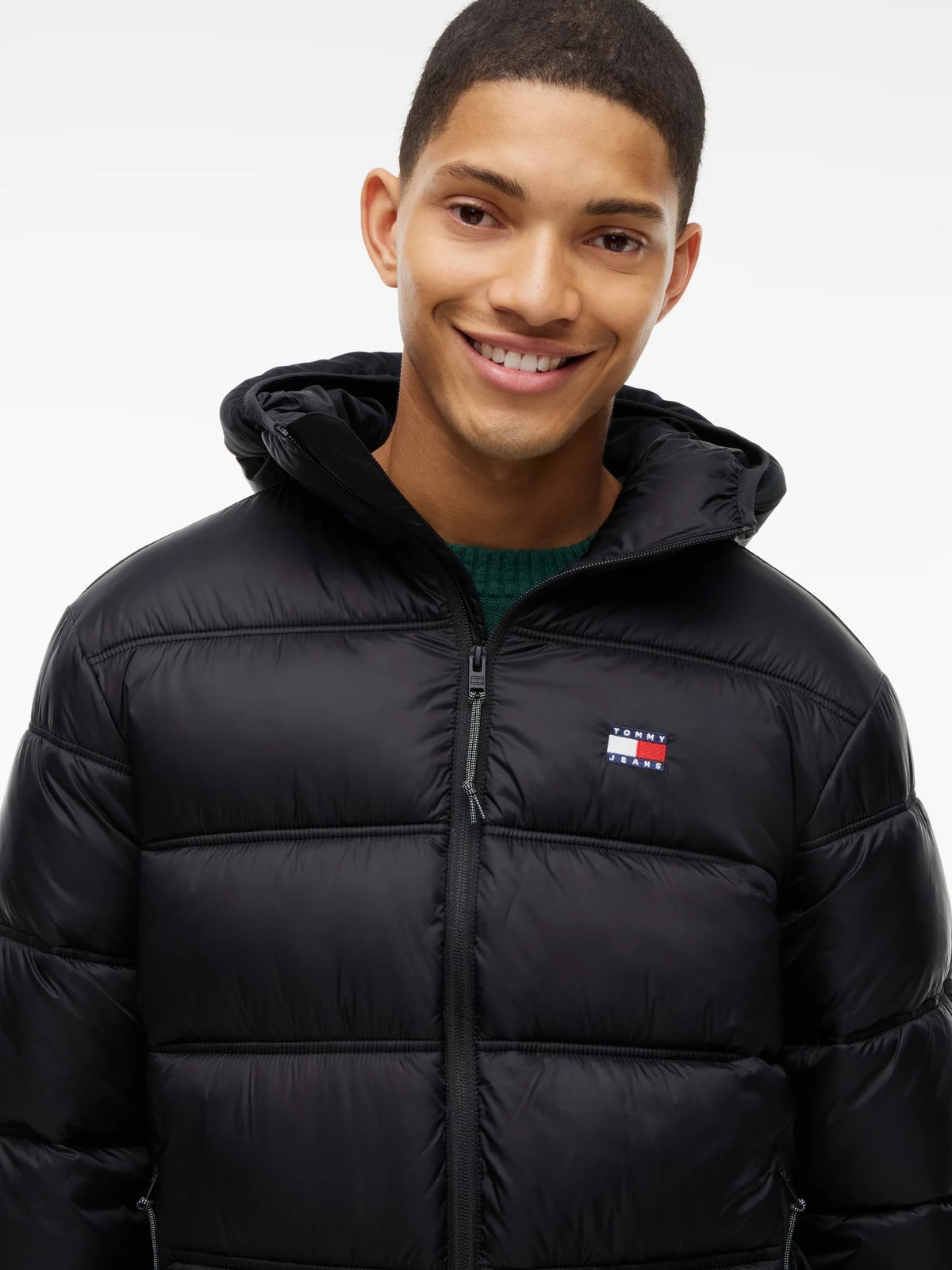 Giubbino Logo Puffer - Black