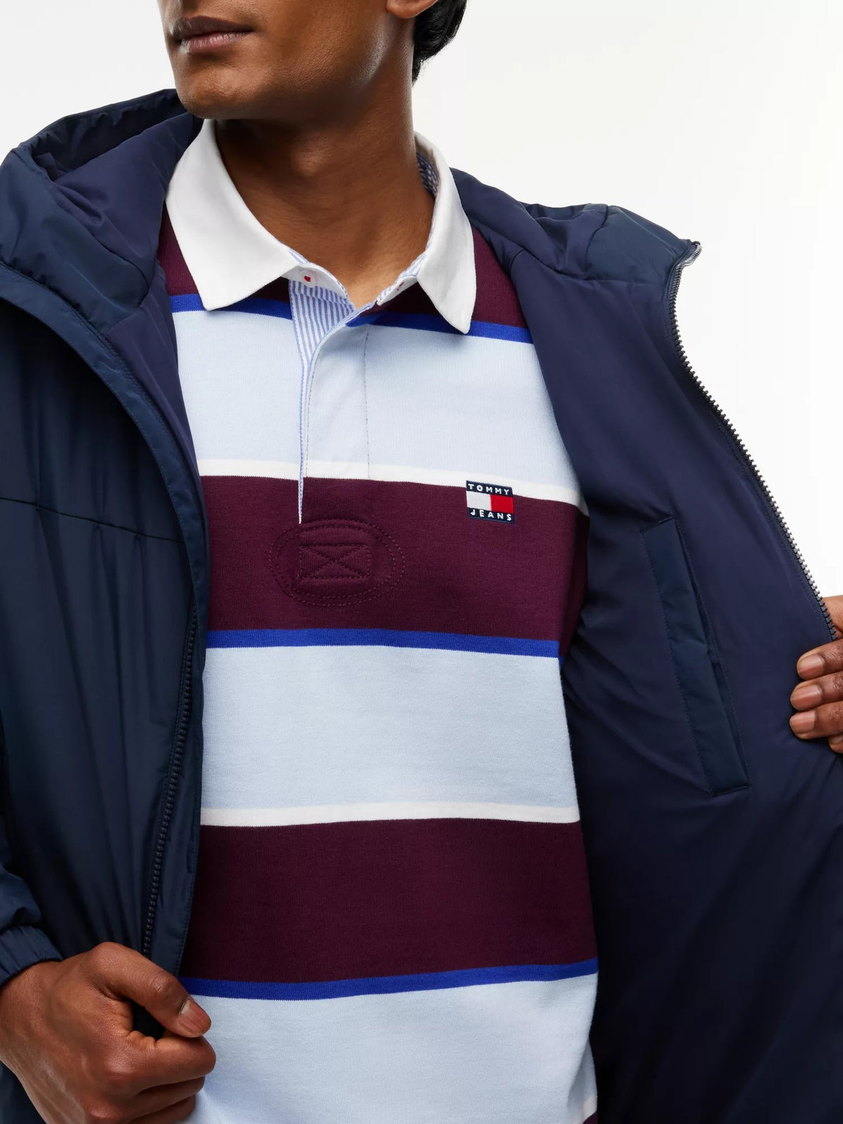 Giubbino Padded Poly - Dark Blue