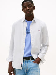 Tommy Hilfiger Camicia Slim Stripe Oxford Multicolor