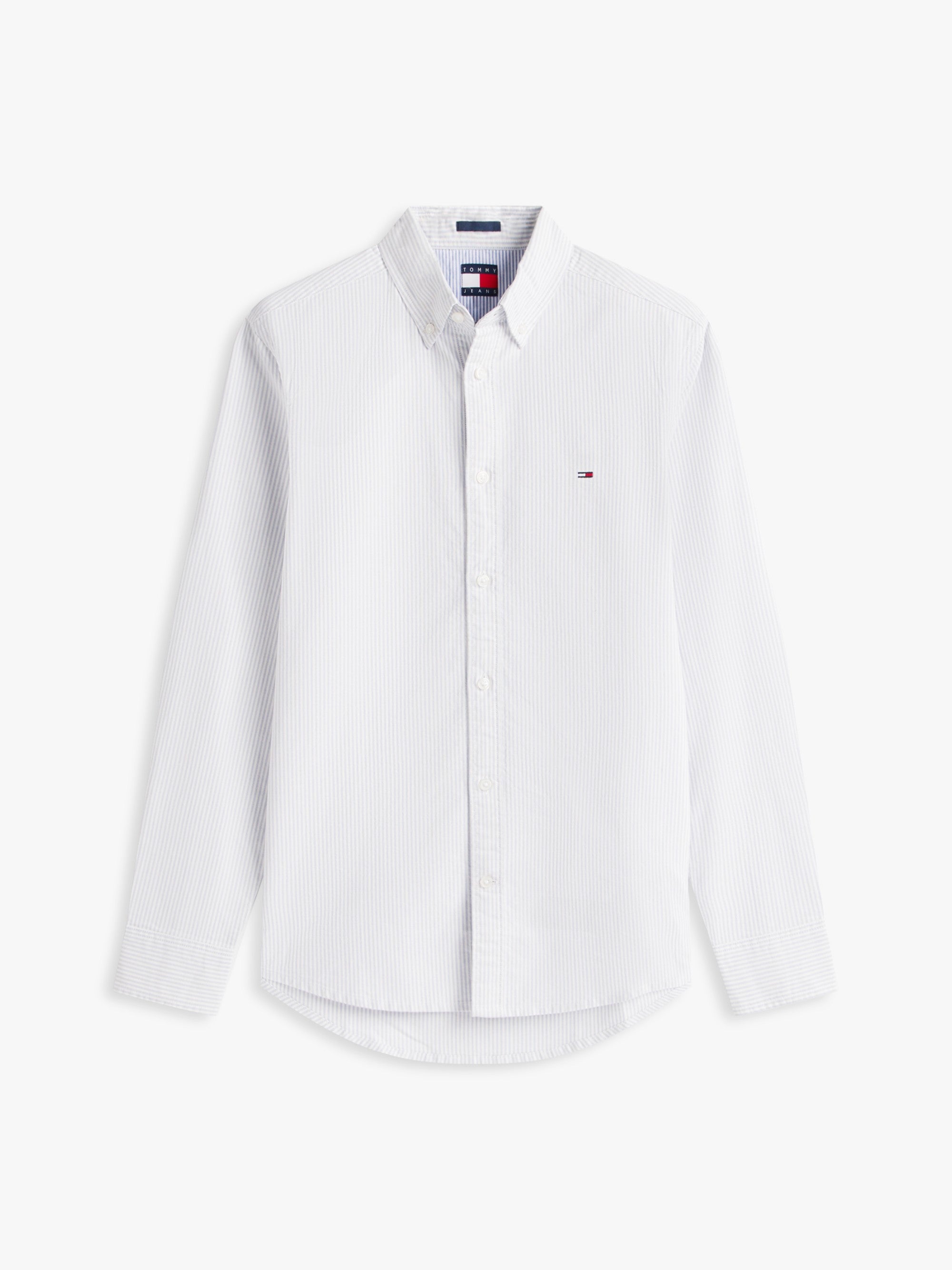 Tommy Hilfiger Camicia Slim Stripe Oxford Multicolor