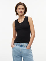 Canotta Essential Rib - Nera
