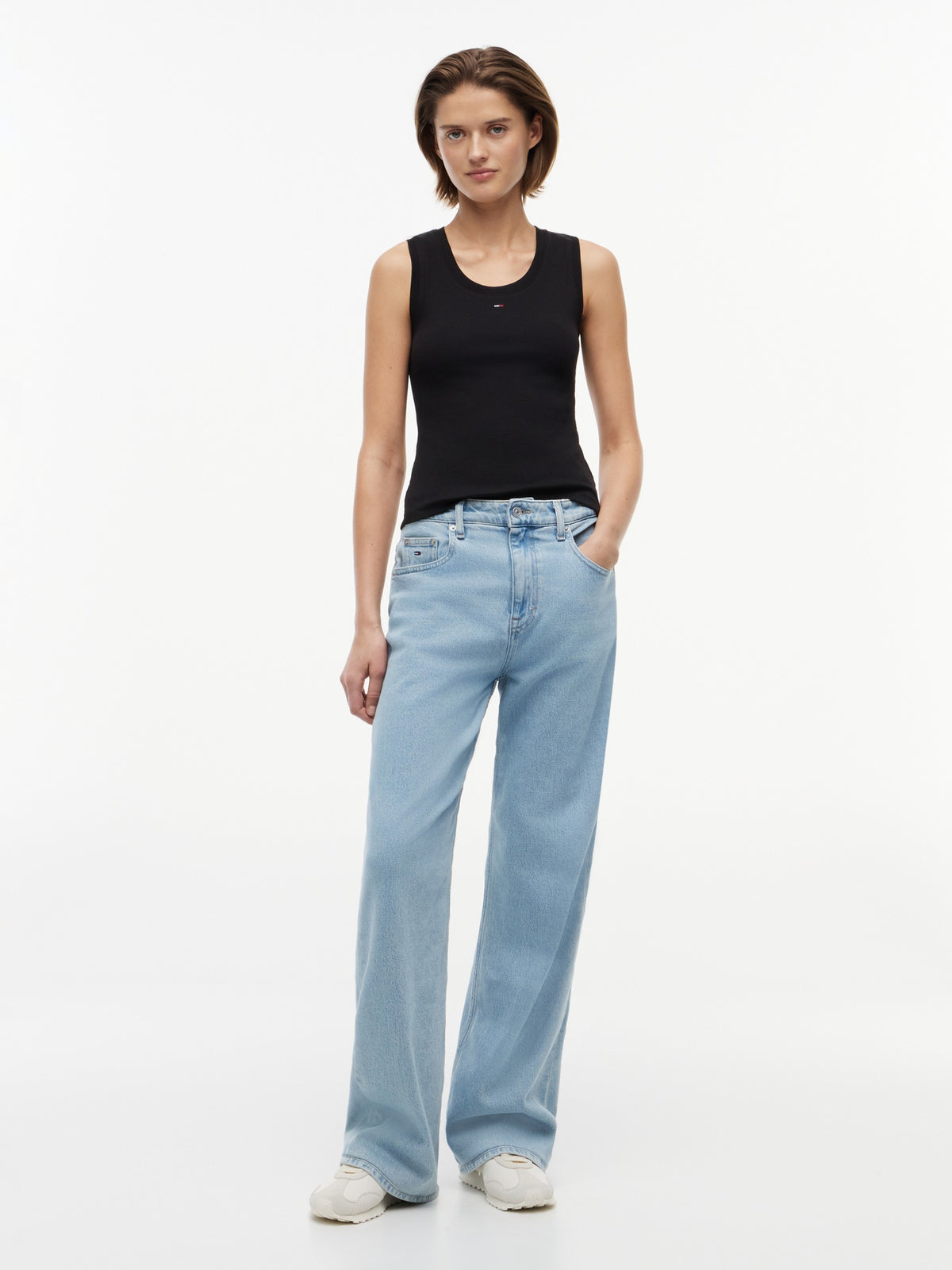 Tommy Hilfiger Canotta Essential Rib Nero