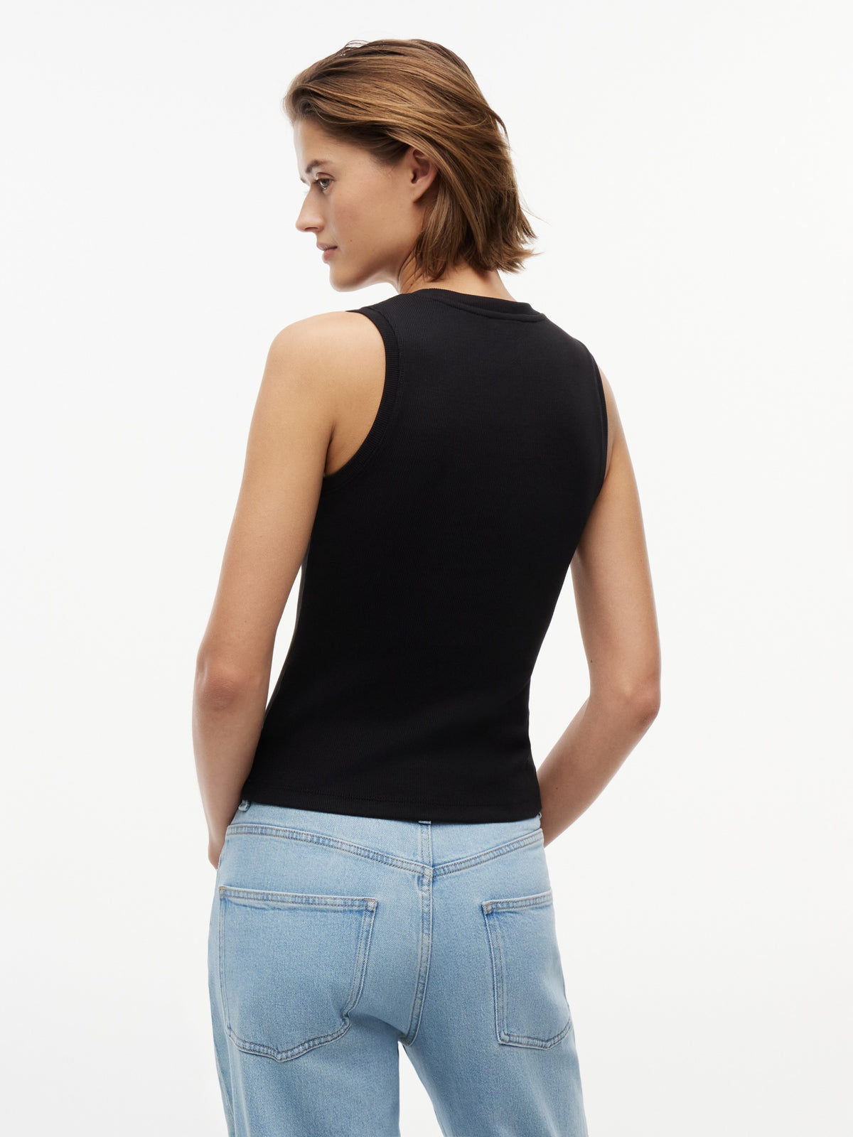 Tommy Hilfiger Canotta Essential Rib Nero