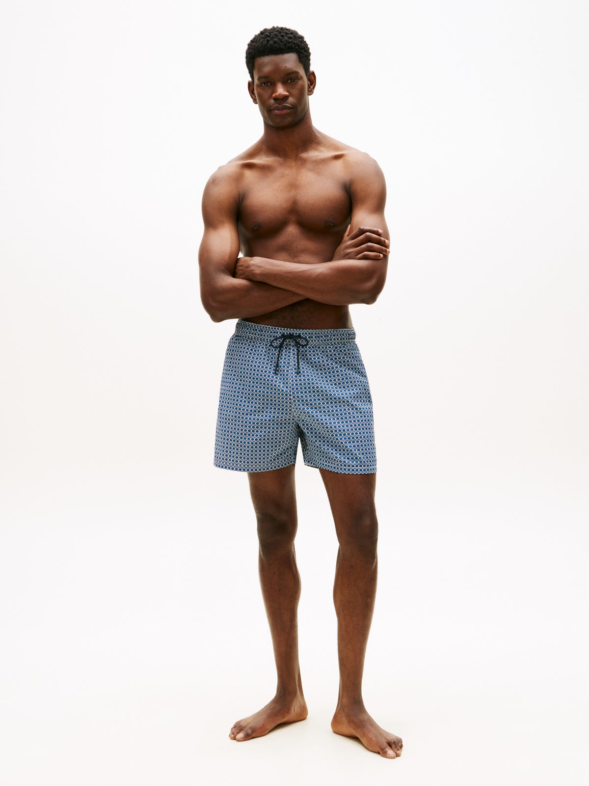Tommy Hilfiger Costume Boxer Mini H Geo Blu