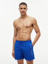 Costume Boxer Original Logo Mid Length - Blu Regal