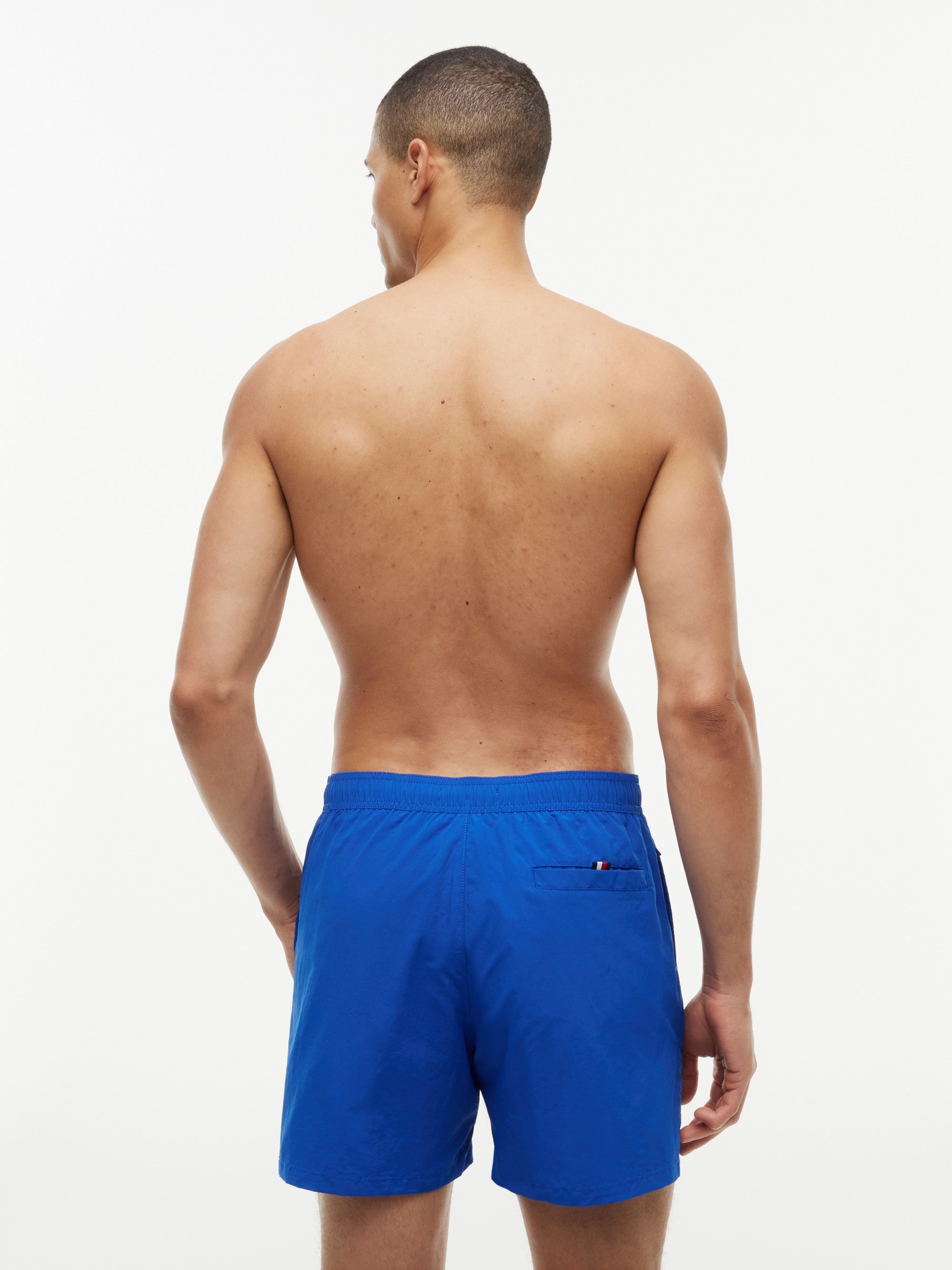 Tommy Hilfiger Costume Boxer Original Logo Mid Length Blu
