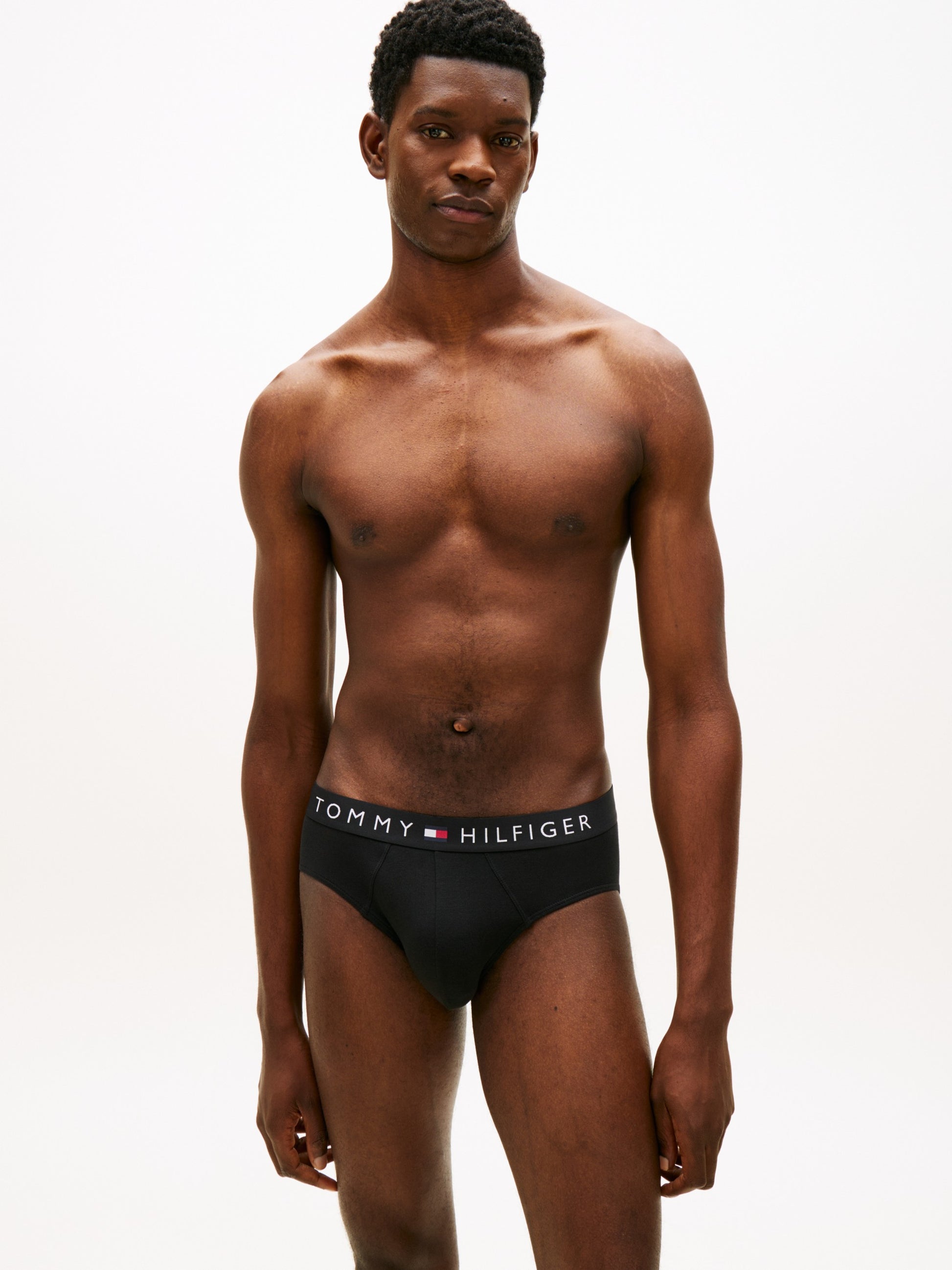 Tommy Hilfiger Costume Slip TH Original - Confezione da 3 Nero