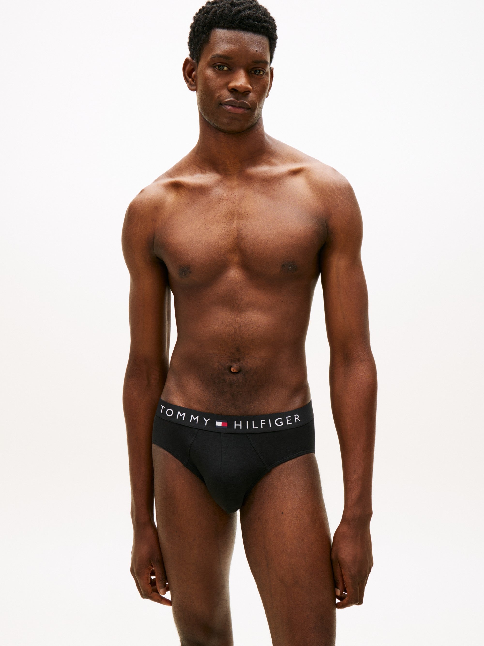 Tommy Hilfiger Costume Slip TH Original - Confezione da 3 Nero