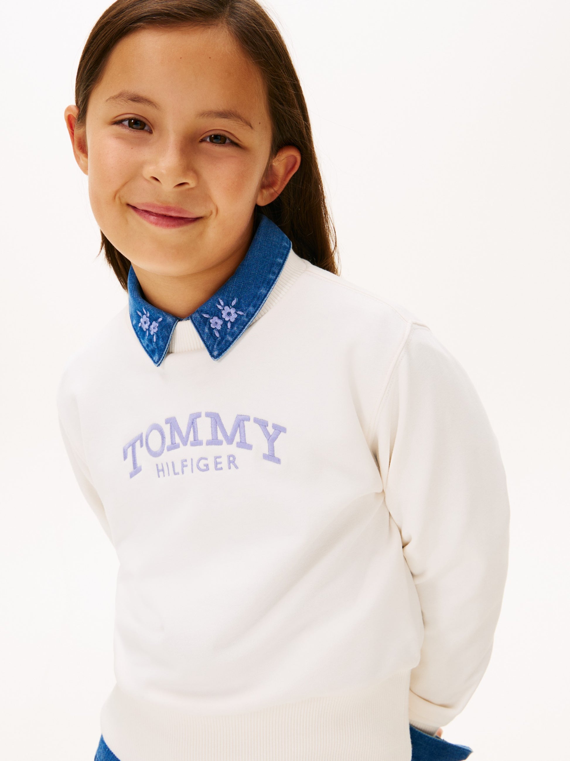 Tommy Hilfiger Felpa Essential Bianco