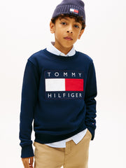 Tommy Hilfiger Felpa Essential Blu