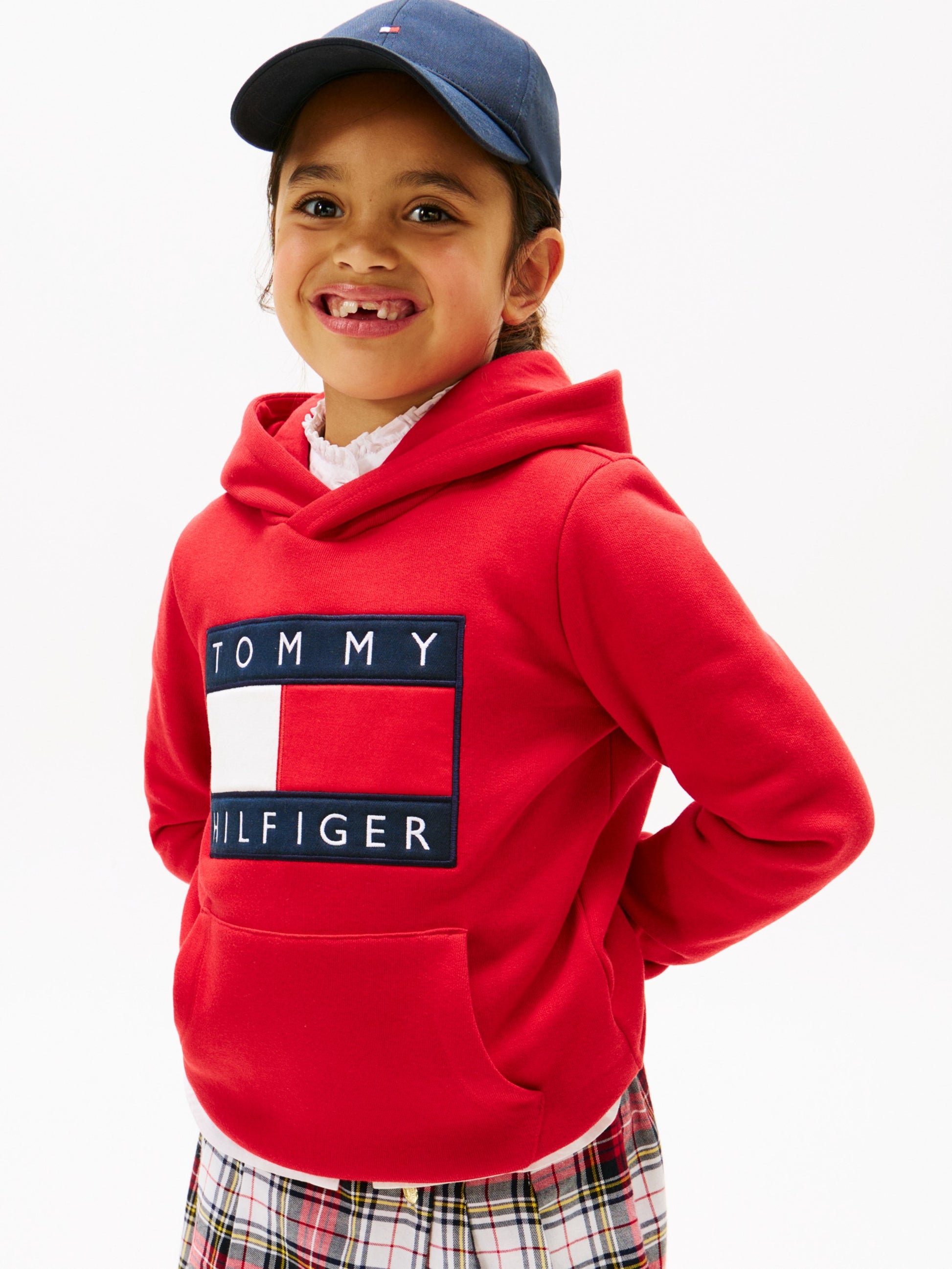 Tommy Hilfiger Felpa Logo Sweatshirt Rosso