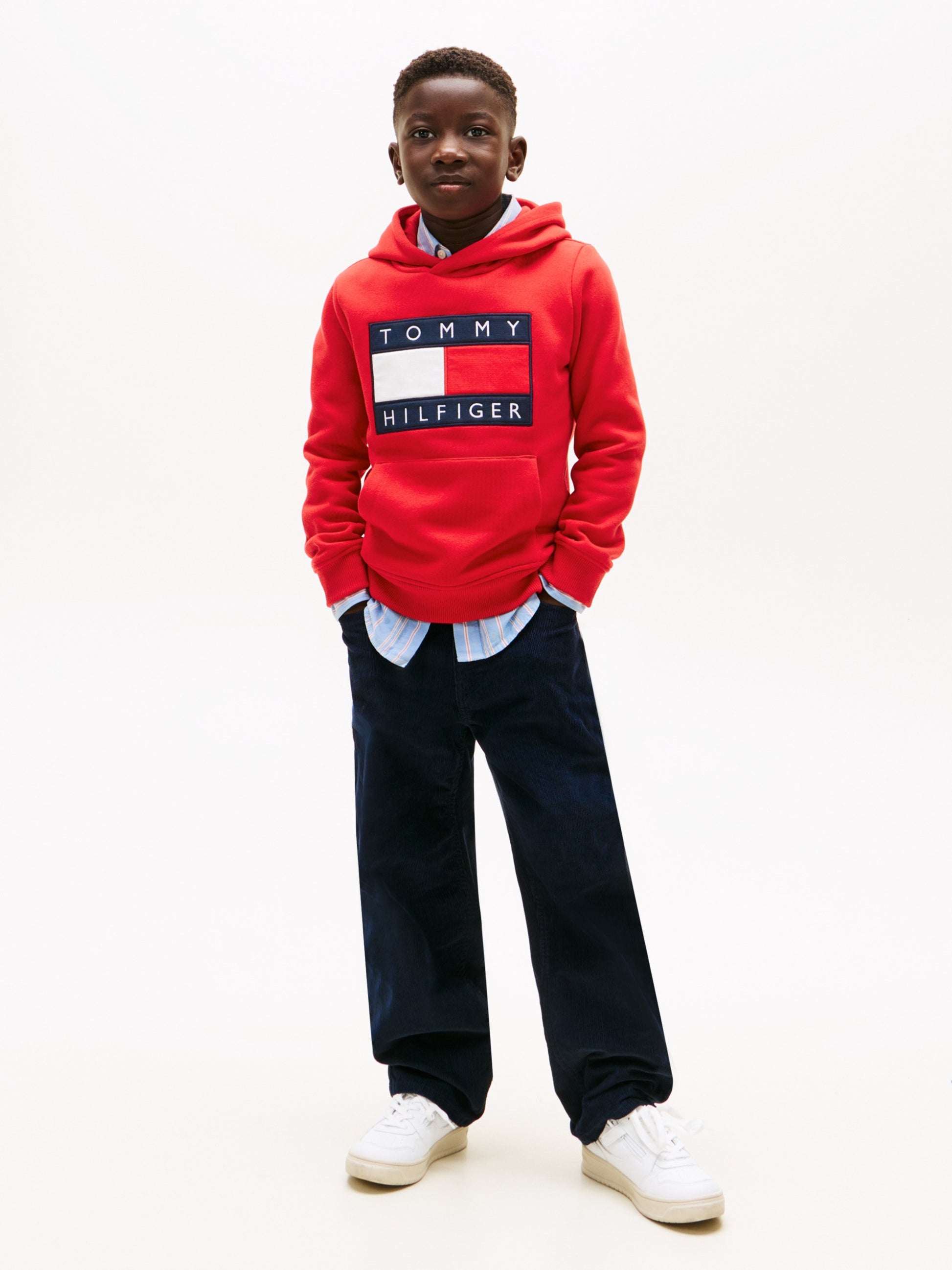 Tommy Hilfiger Felpa Logo Sweatshirt Rosso